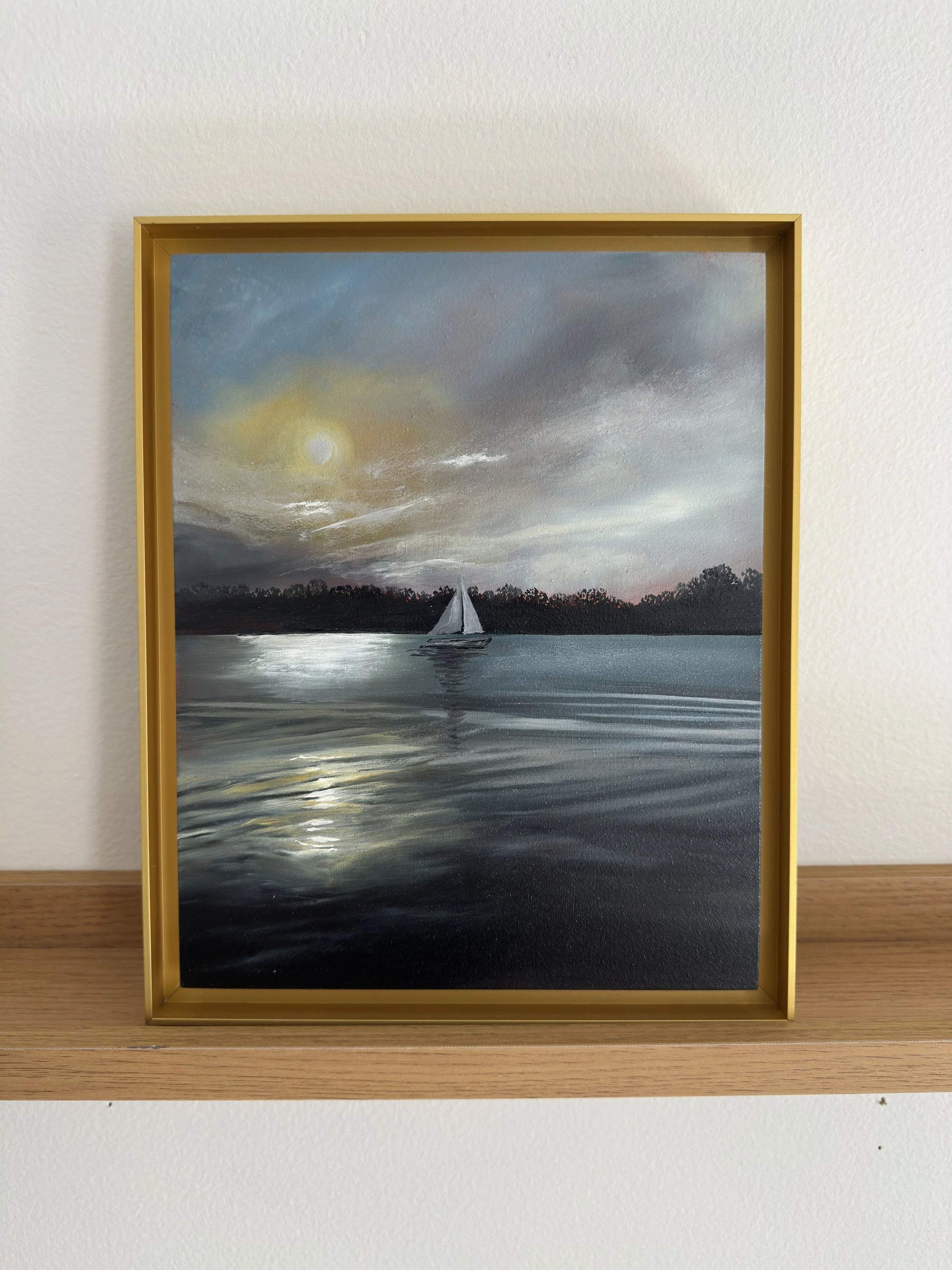 "Sailing in Wilmington" 8x10 inches