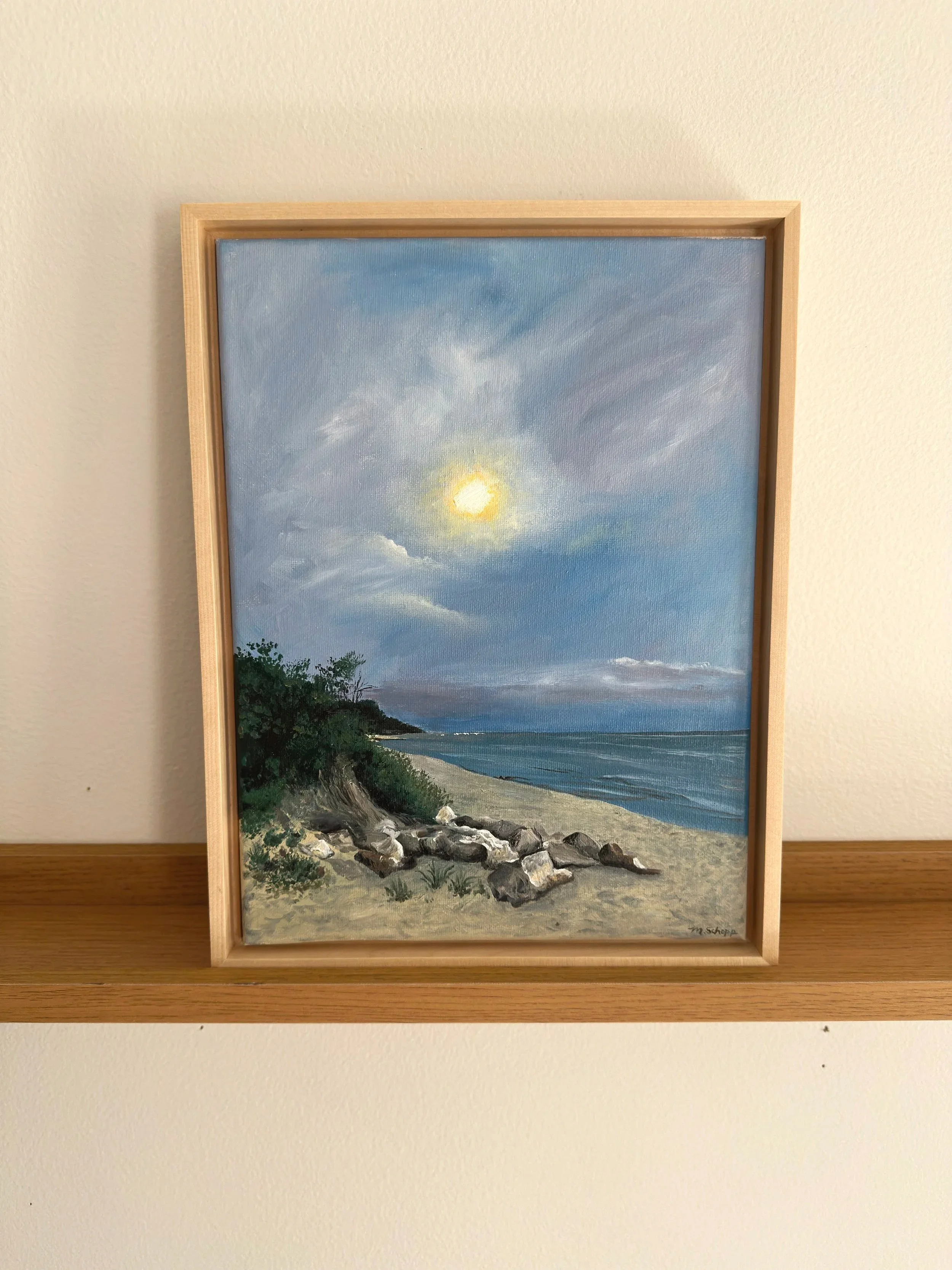 "Lake Michigan" 9x12 inches