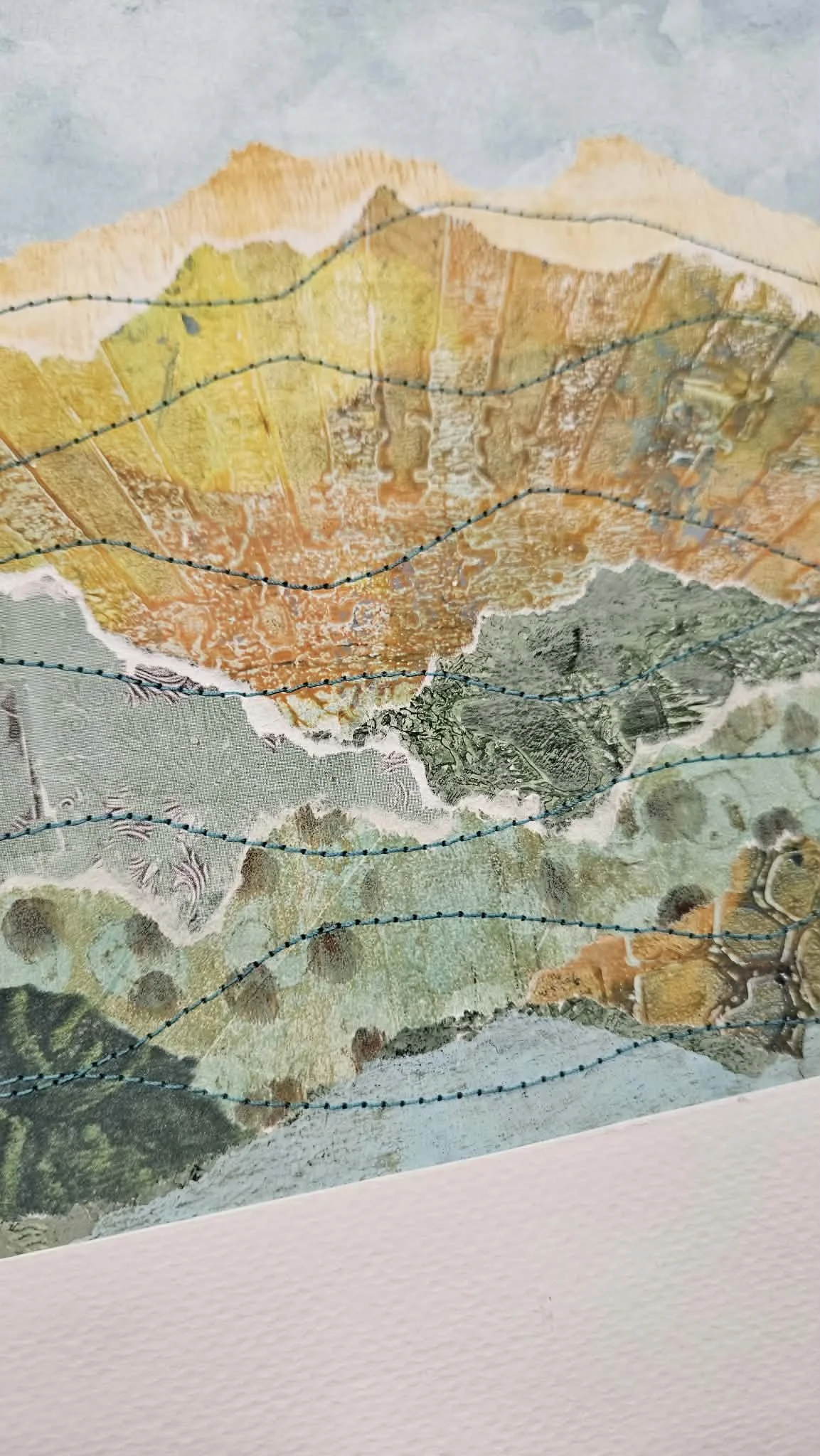 Mixed Media Landscape Collage with Denise Larson