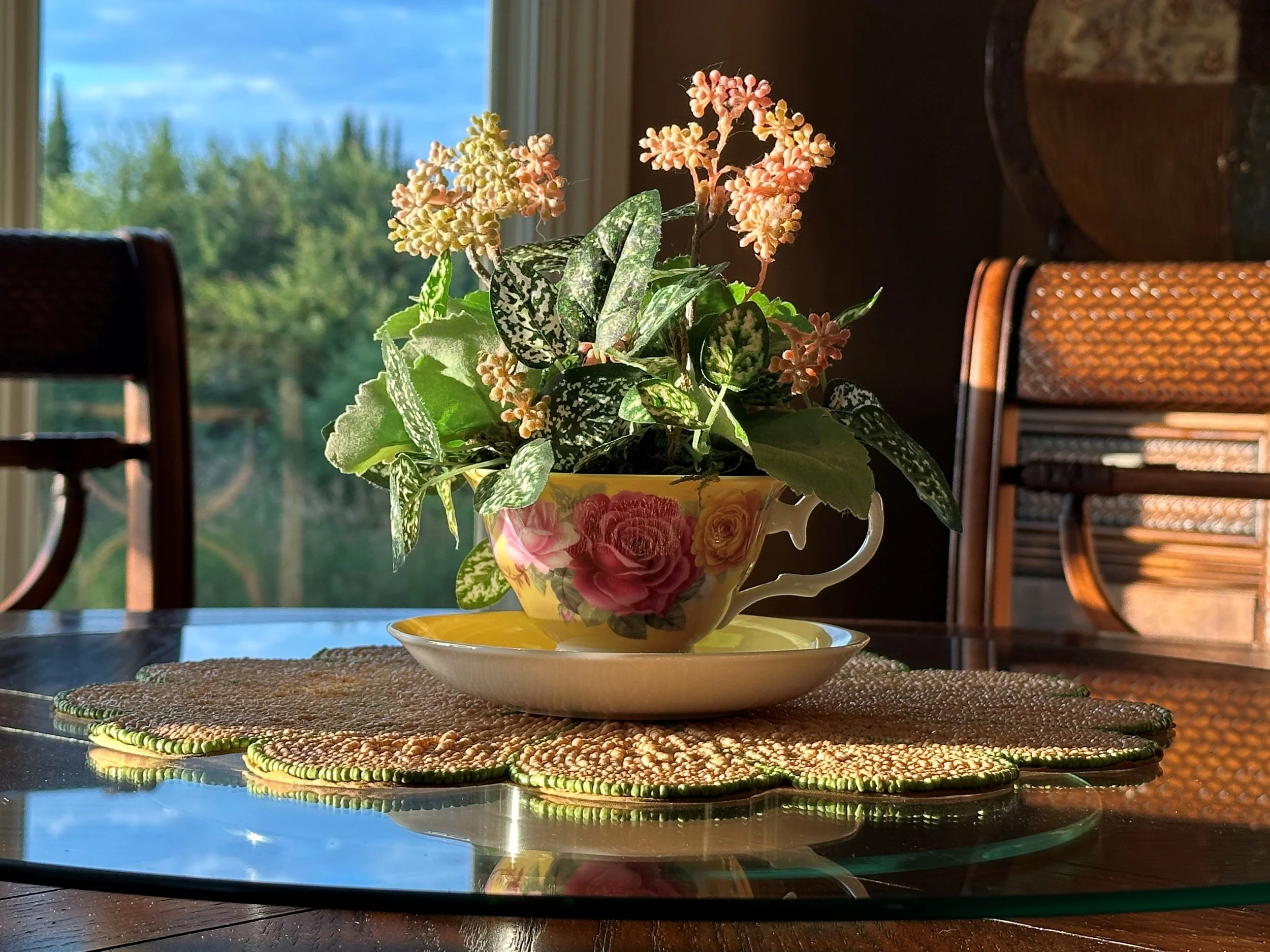 Spring Floral Teacup with Cindy Sanford