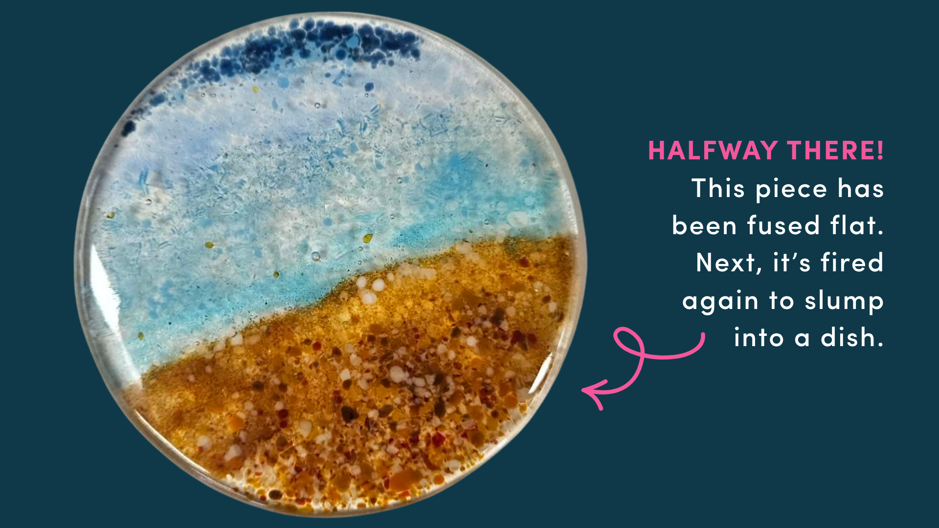 Fused Glass Landscape Dish with Anthony Quinones