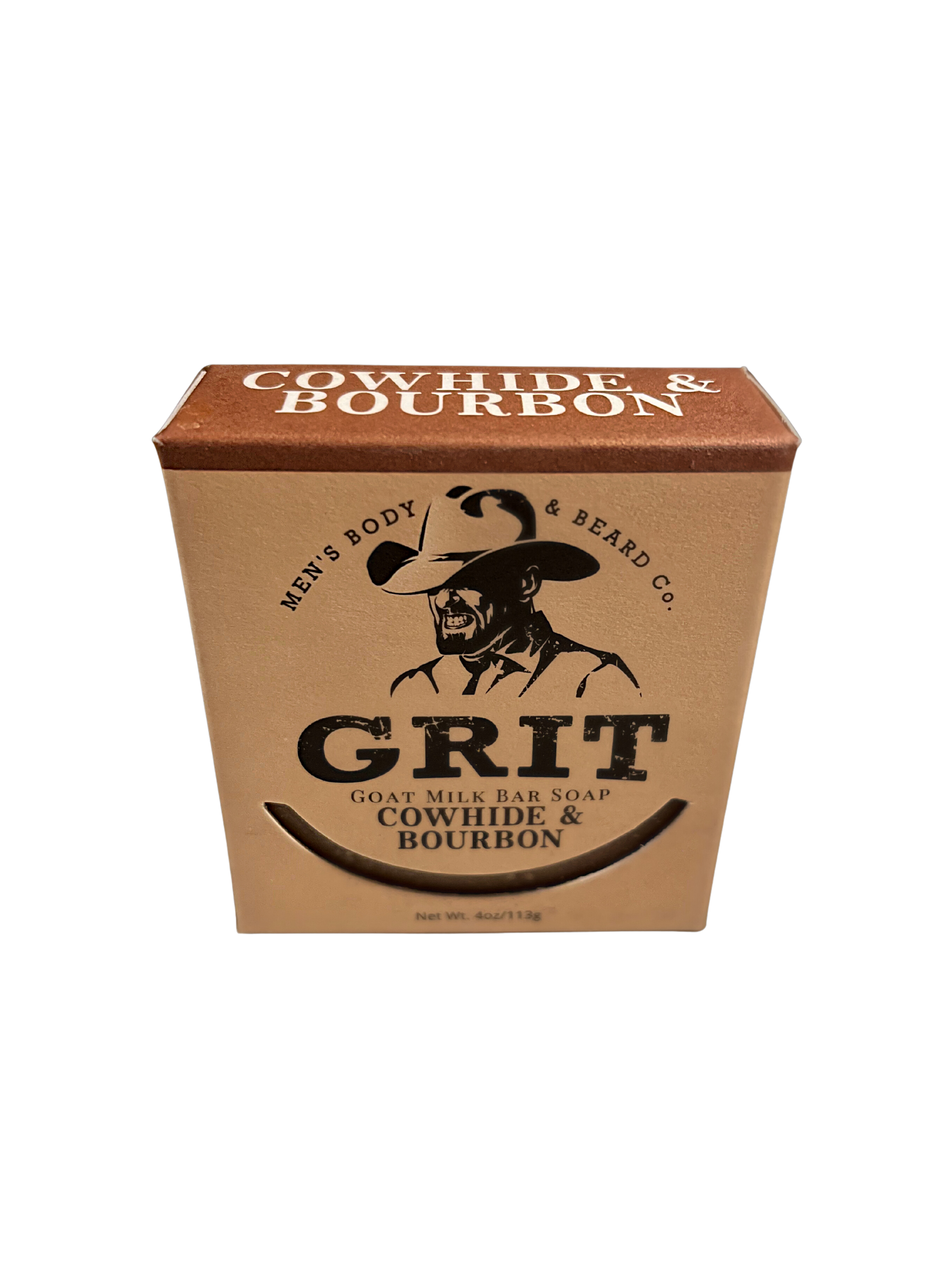 Grit Goat Milk Bar Soap in Cowhide & Bourbon Scent
