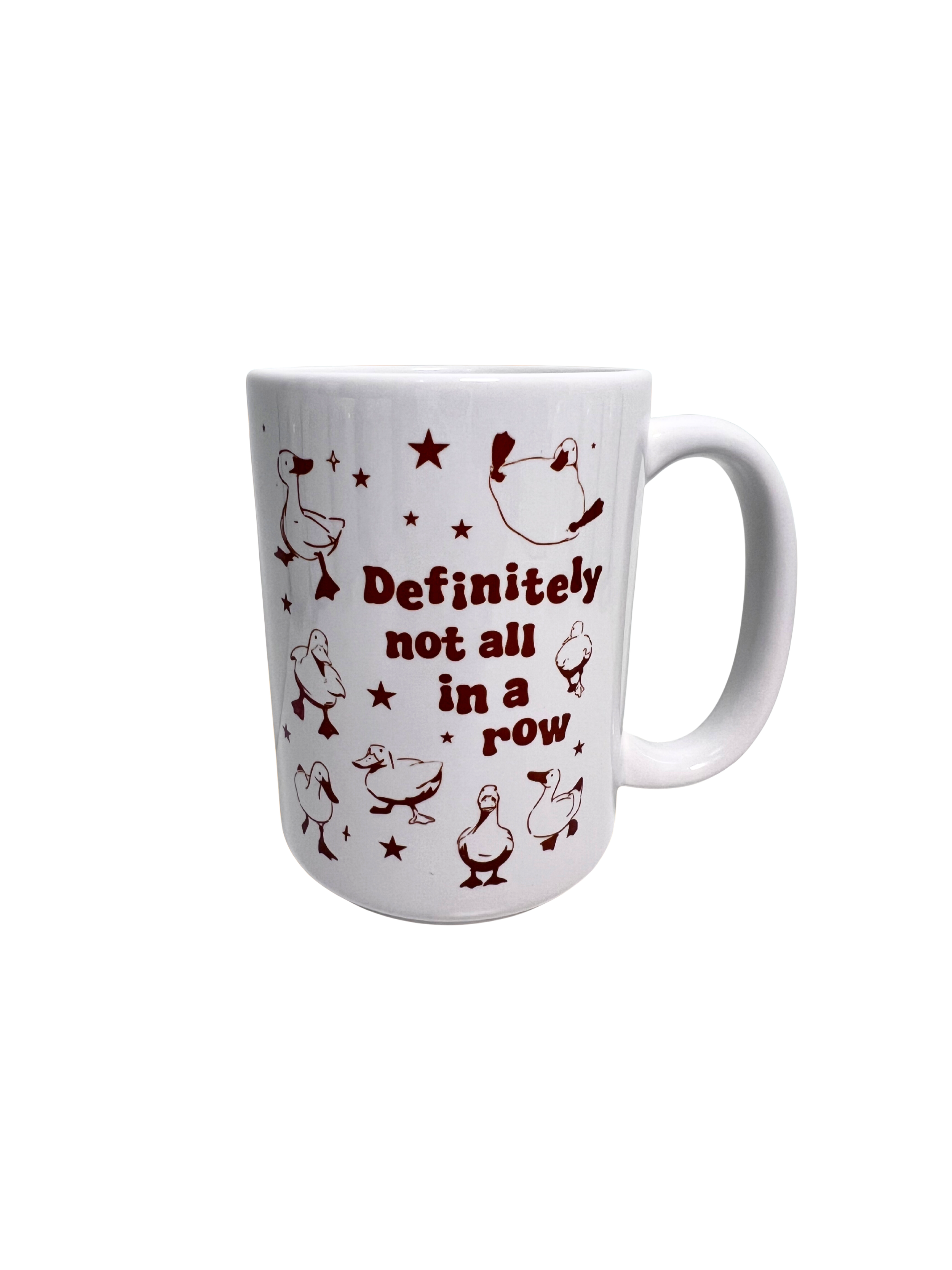 Ducks (Not) In A Row Ceramic Mug