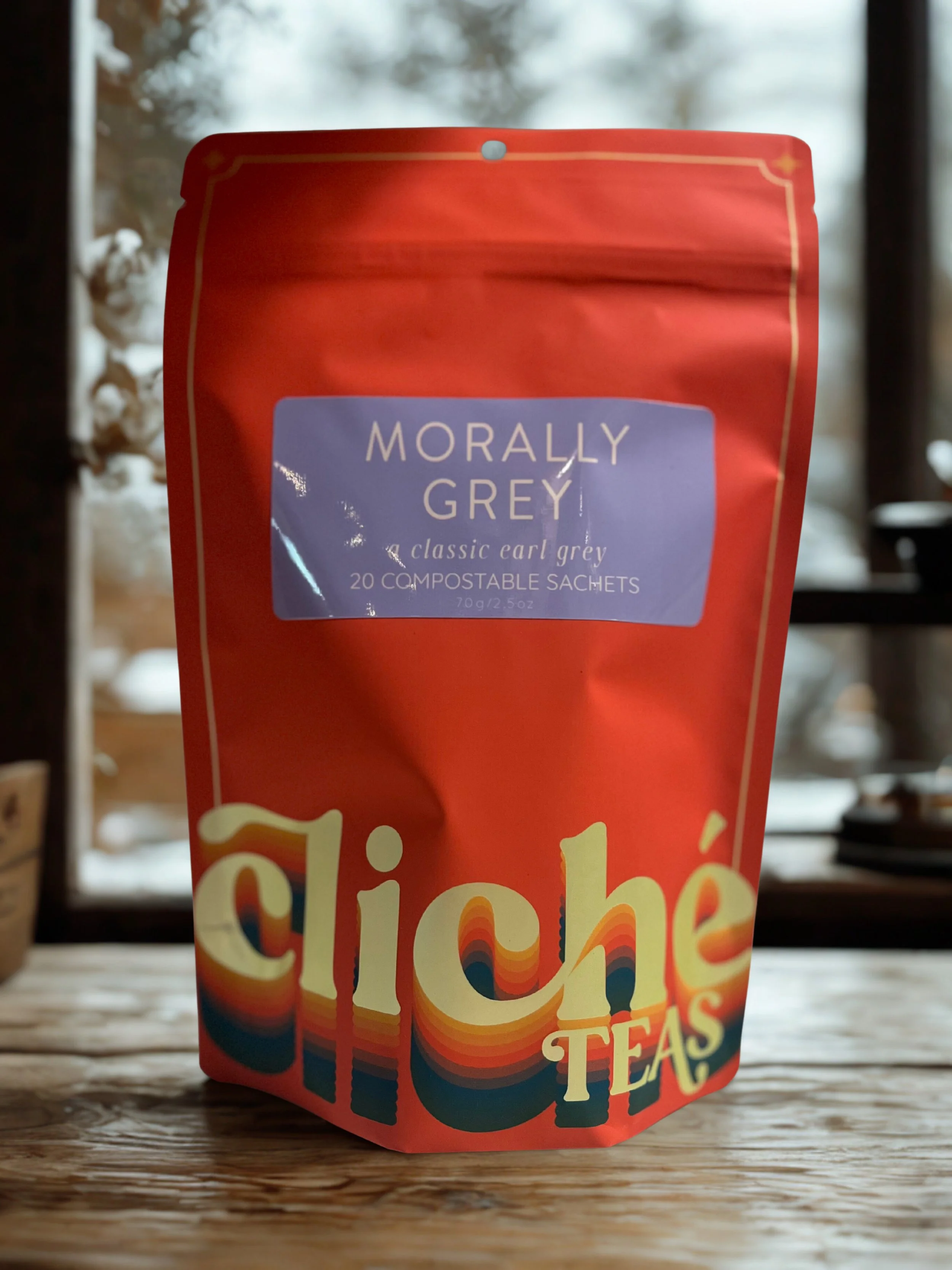 Cliché Teas Morally Grey Sachets Pouch