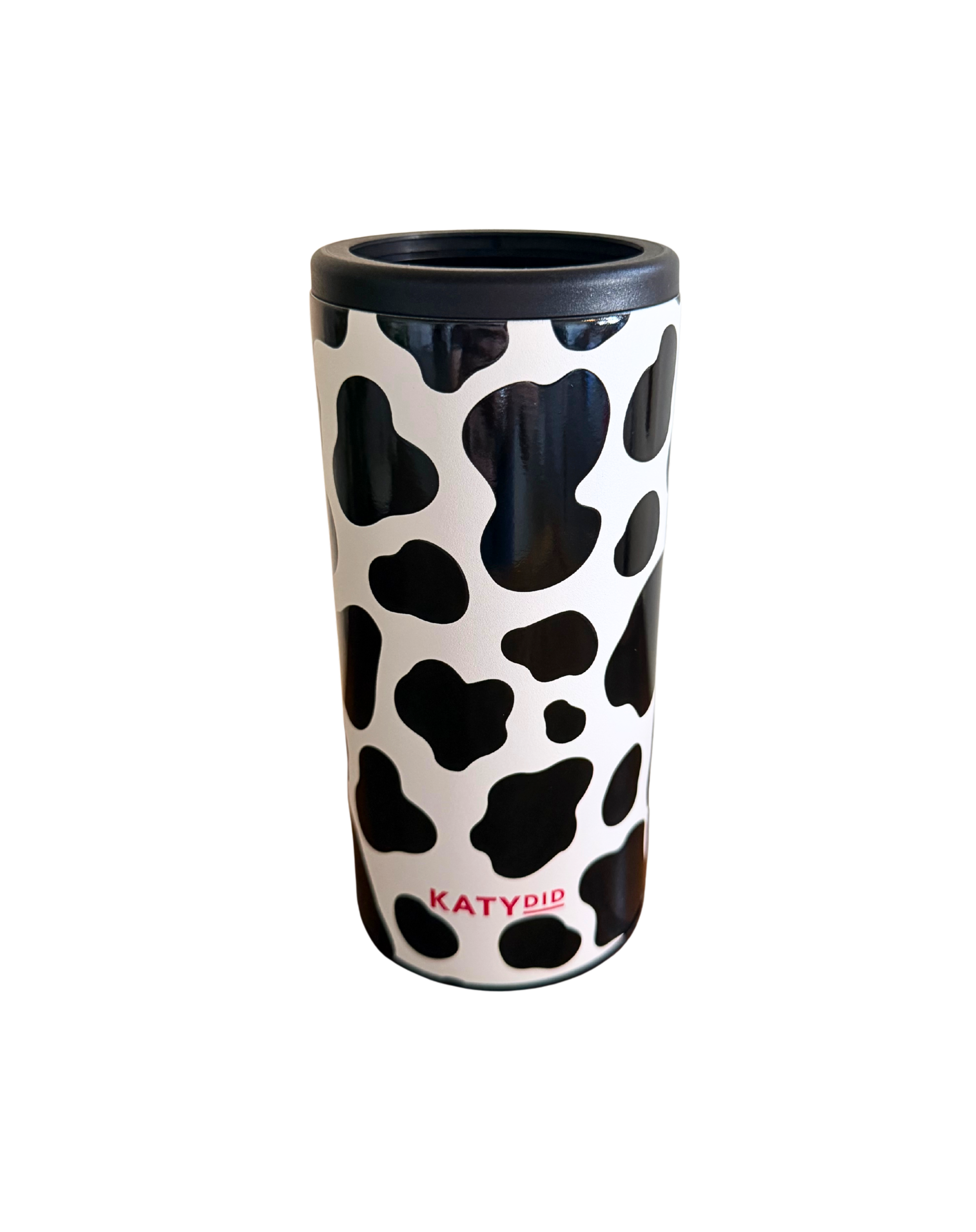 Cow Print Slim Can Cooler