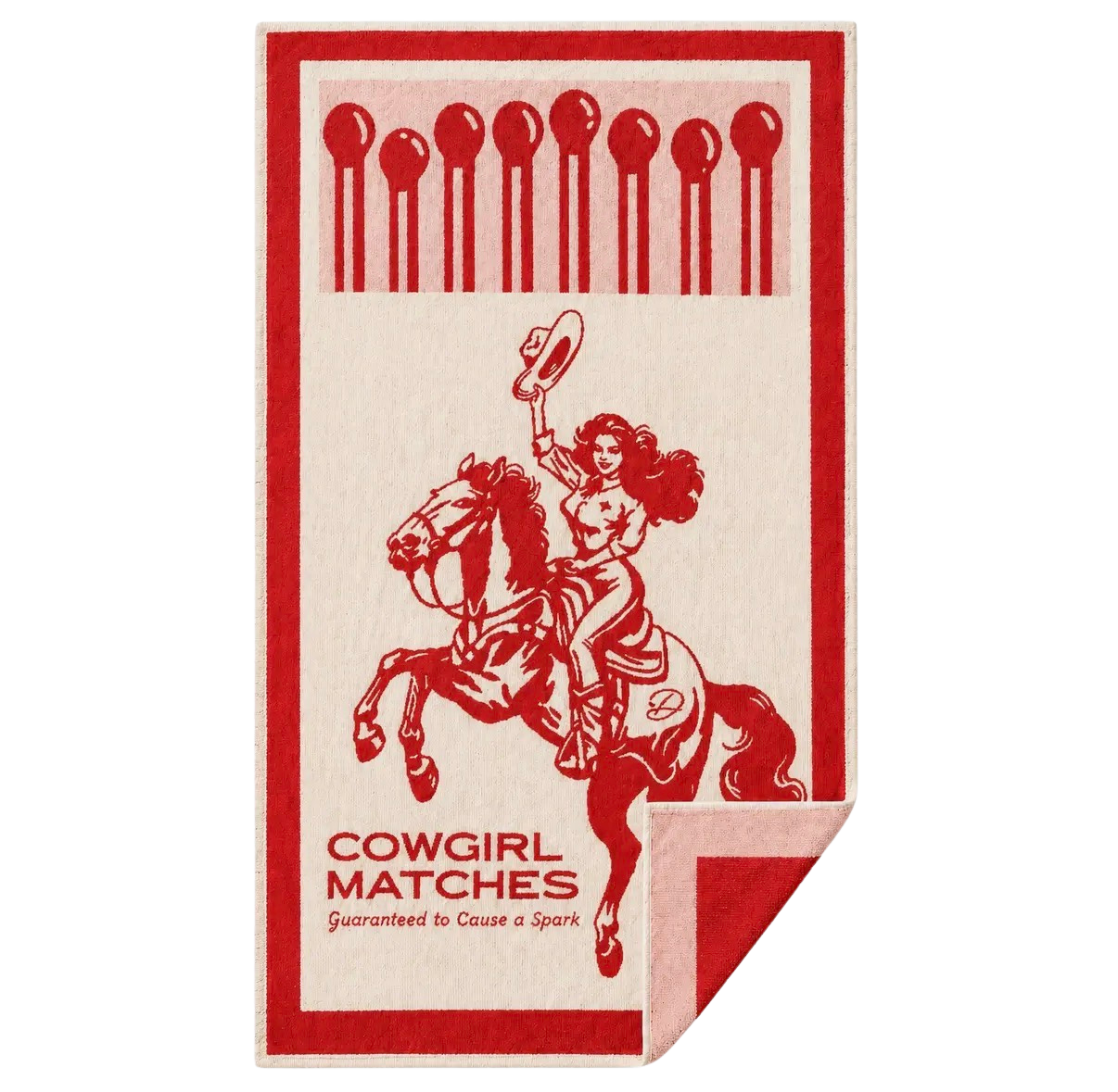 Darlin' Skincare Cowgirl 100% Cotton Oversized Luxe Non-Toxic Towel