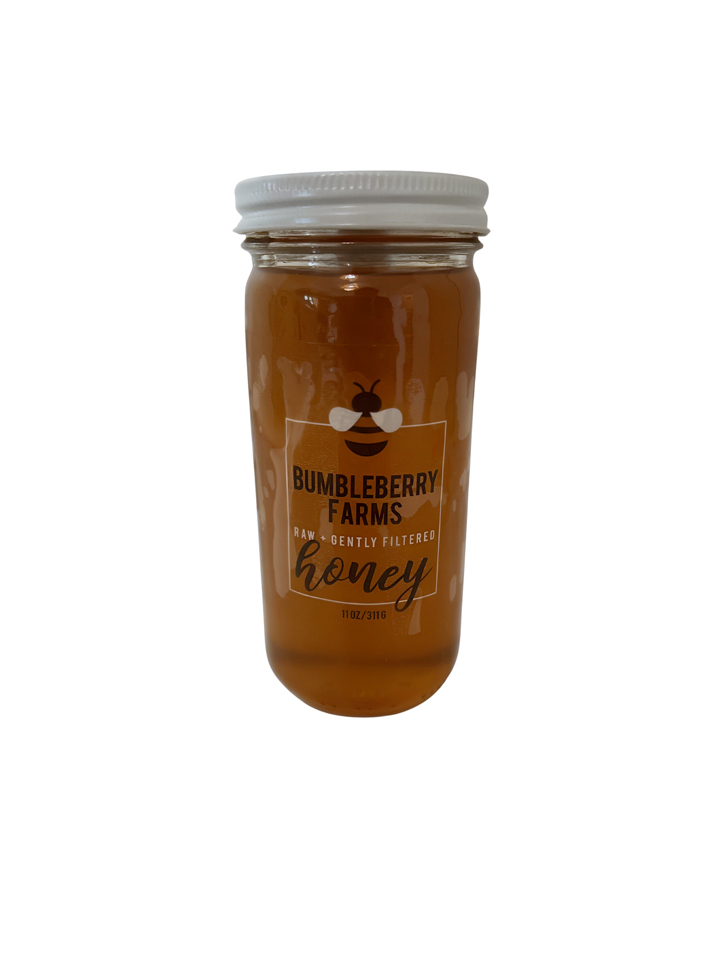 Bumbleberry Farms Raw + Gently Filtered Clover Honey