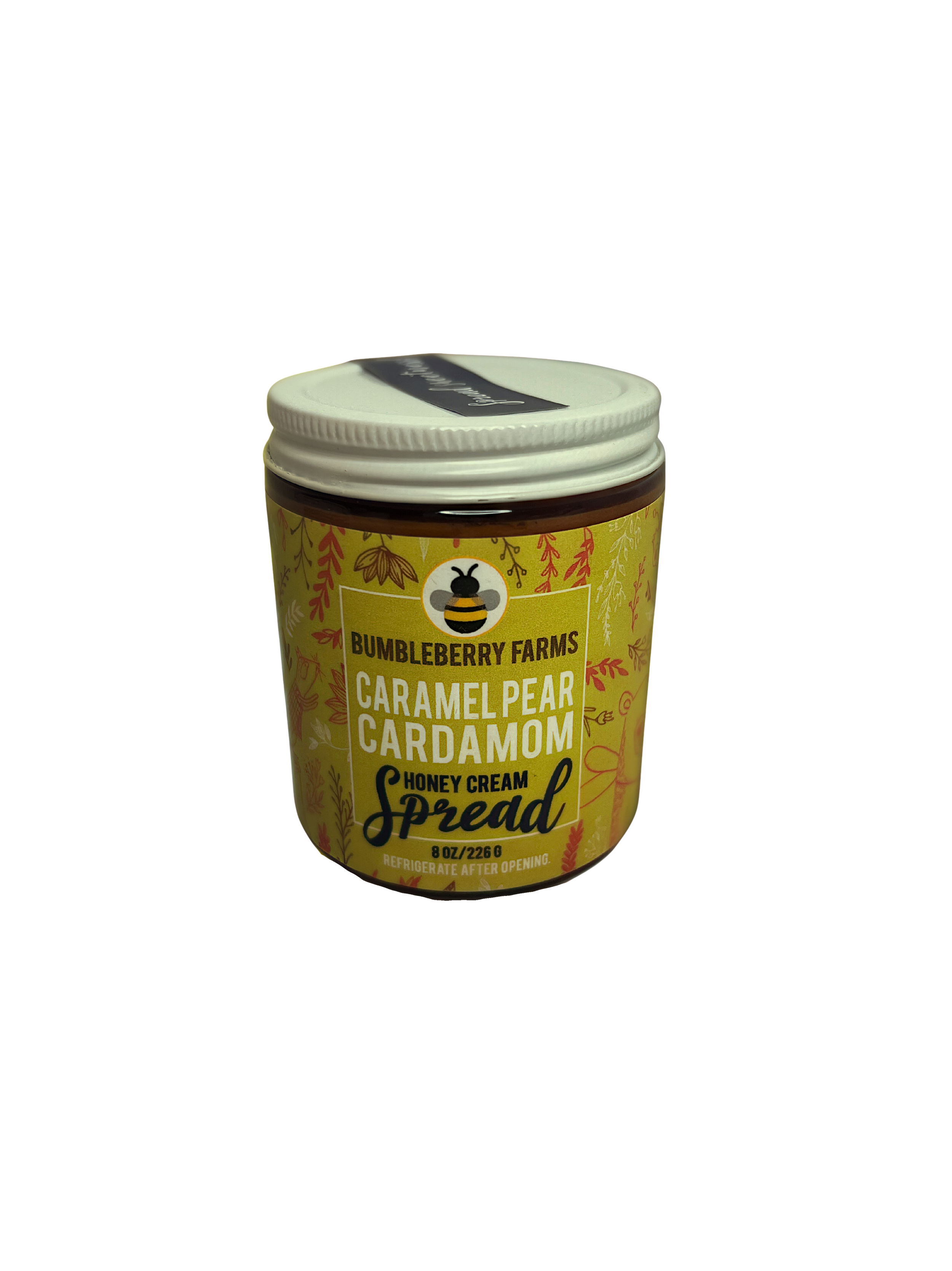 Bumbleberry Farms Caramel Pear Cardamom Honey Cream Spread