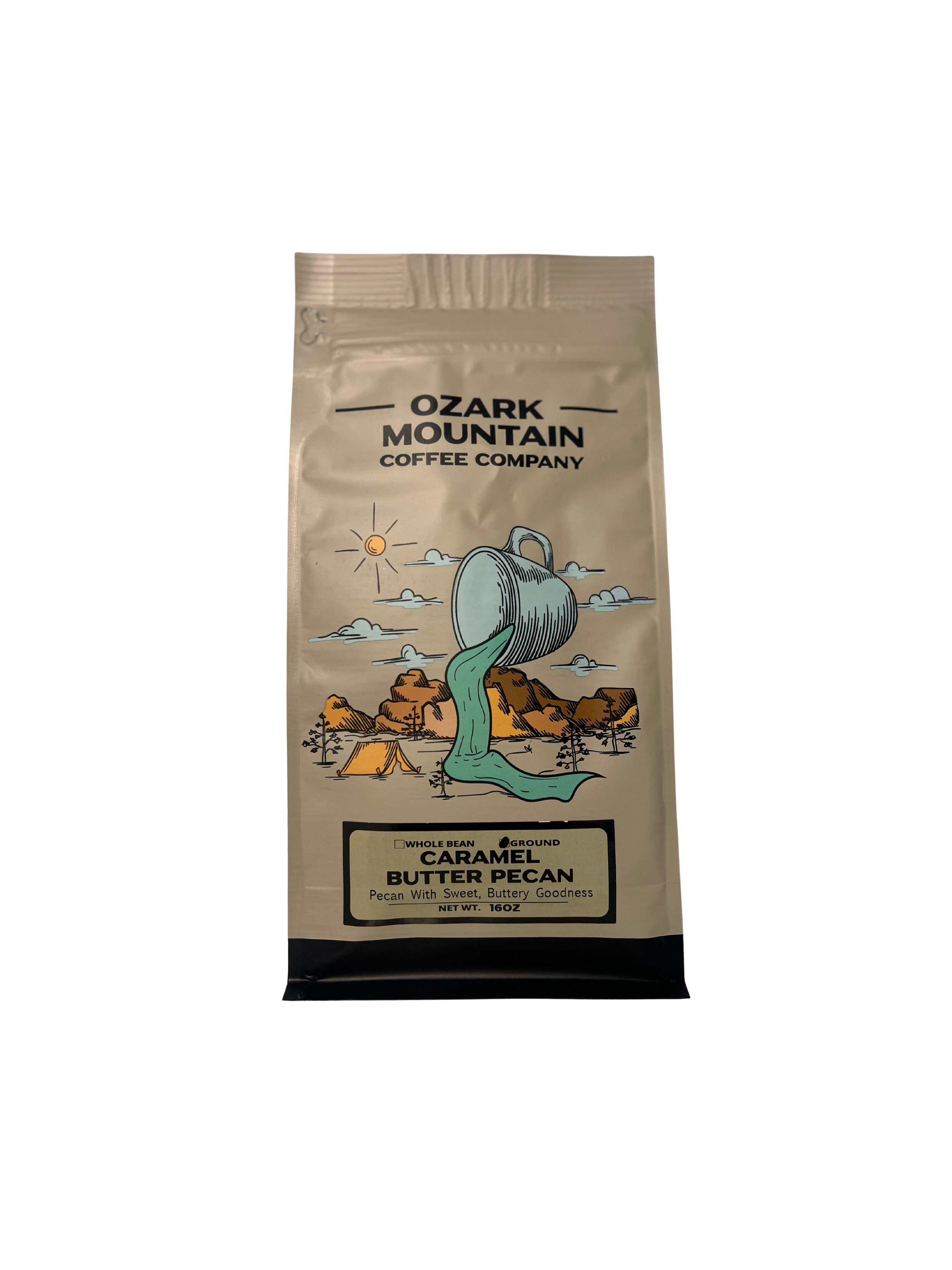Ozark Mountain Coffee Co. Caramel Butter Pecan Ground Coffee
