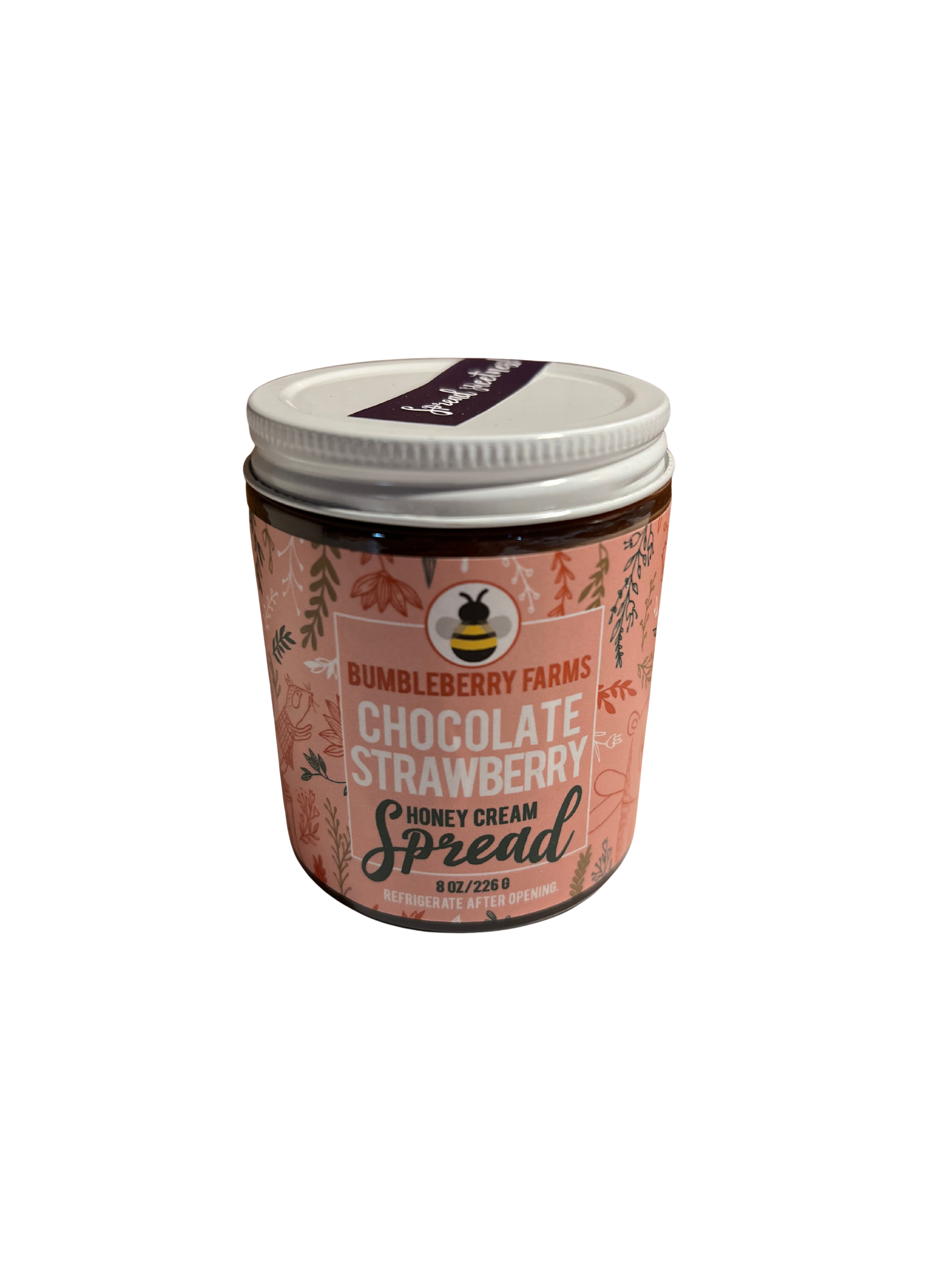 Bumbleberry Farms Chocolate Strawberry Honey Cream Spread