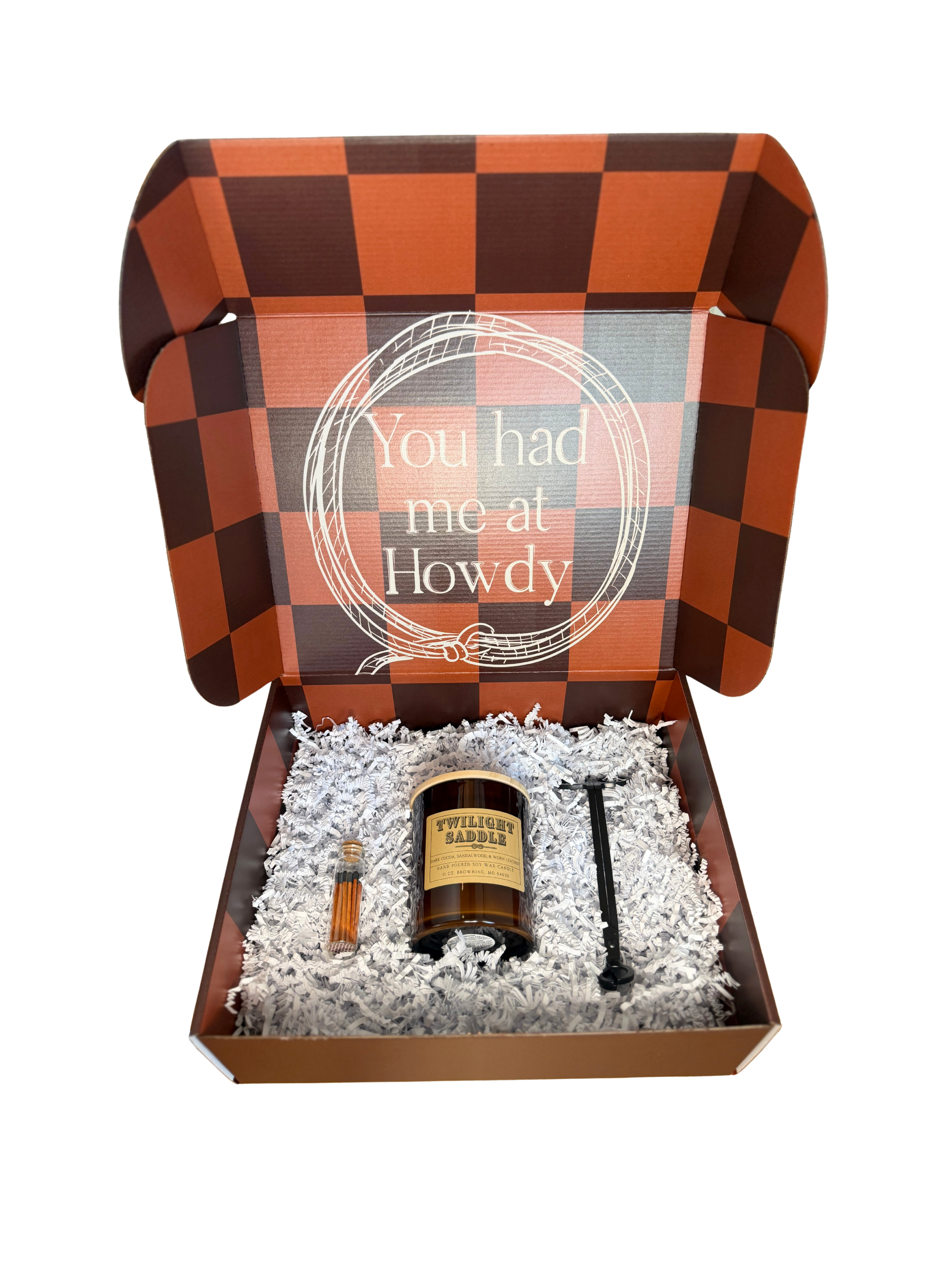 Heart On Fire Candle Gift Set - Twilight Saddle