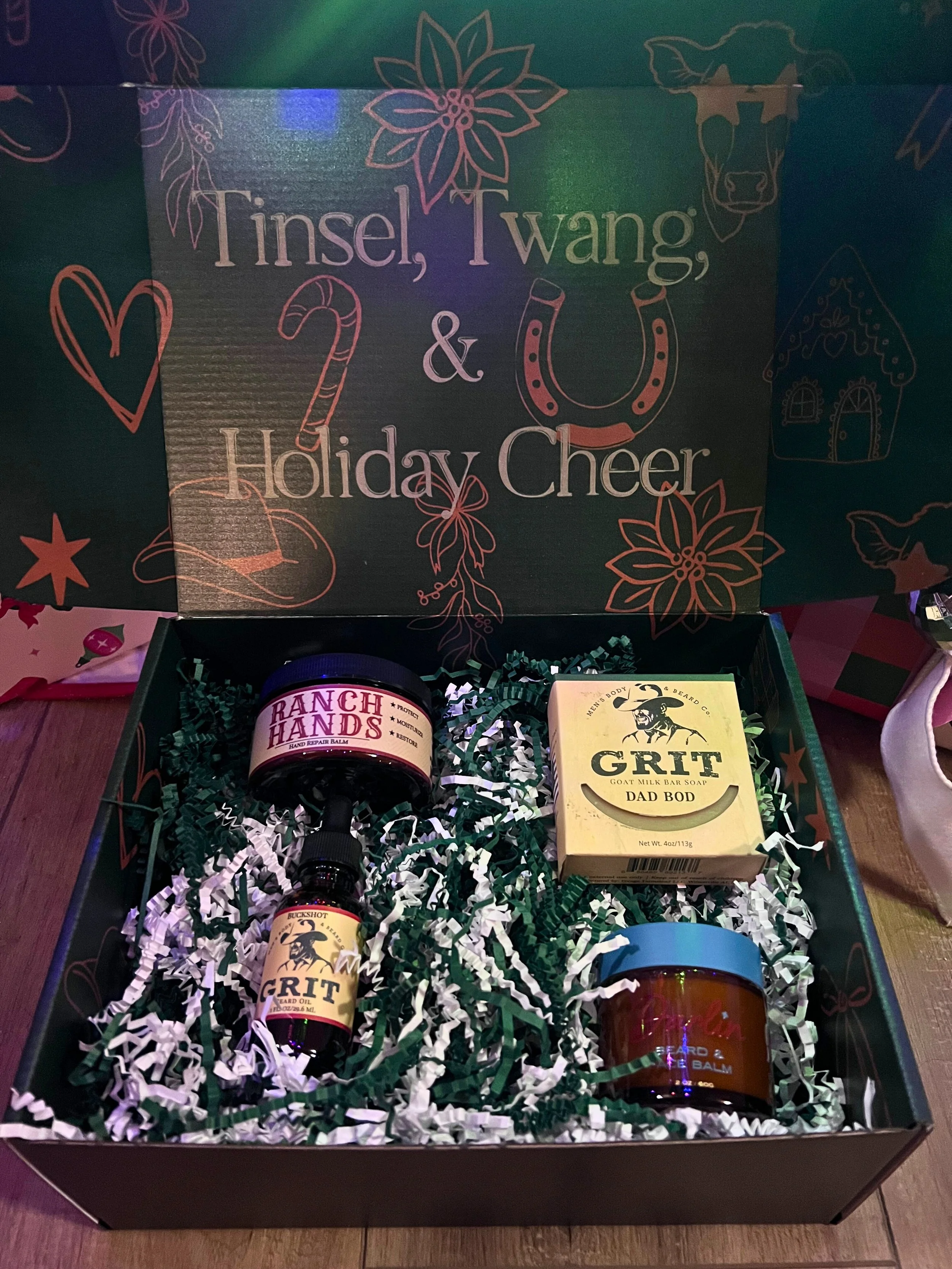 We Wish You A Hairy Christmas Gift Set