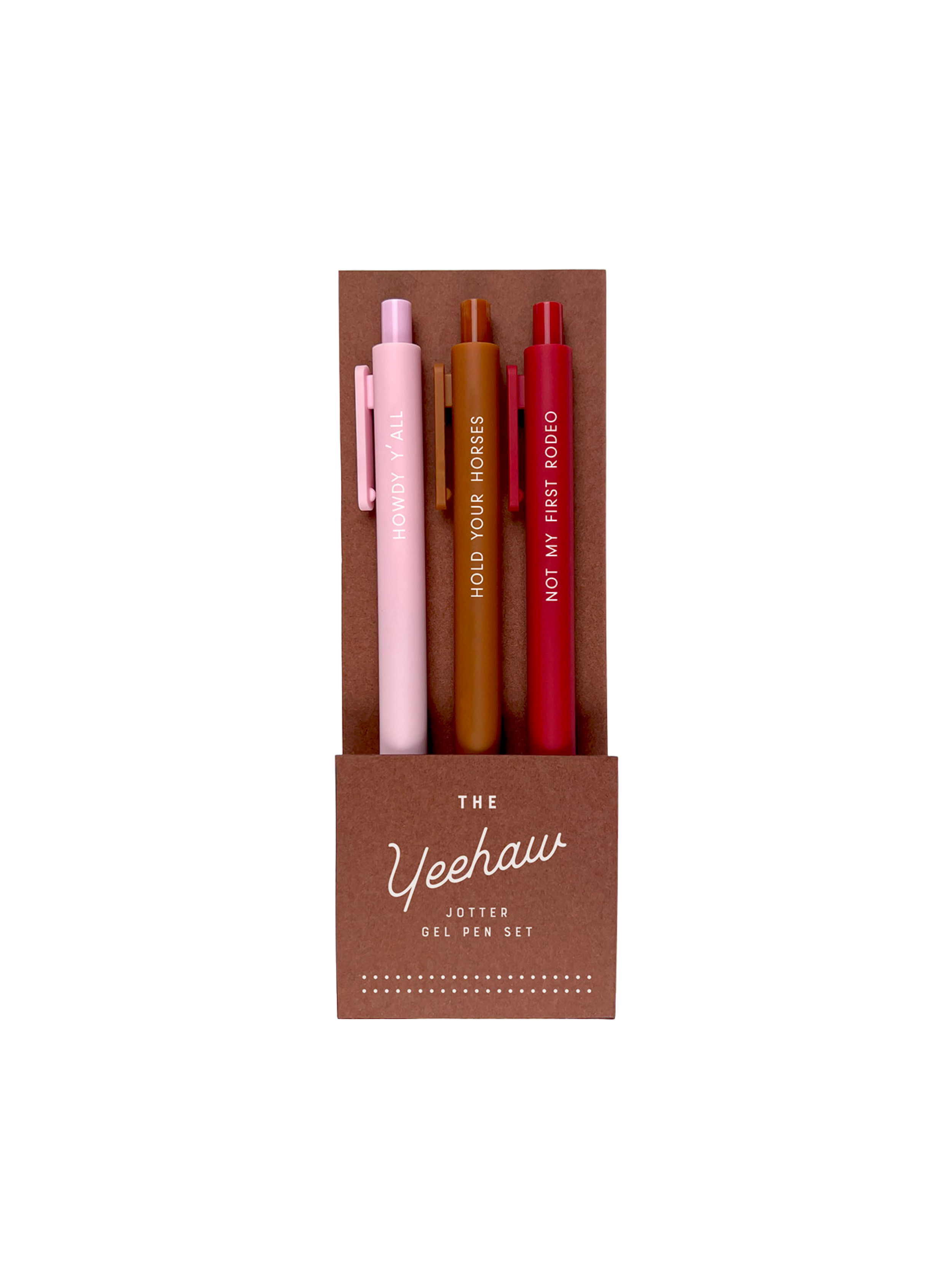 Yeehaw Jotter Gel Pen: Set of 3