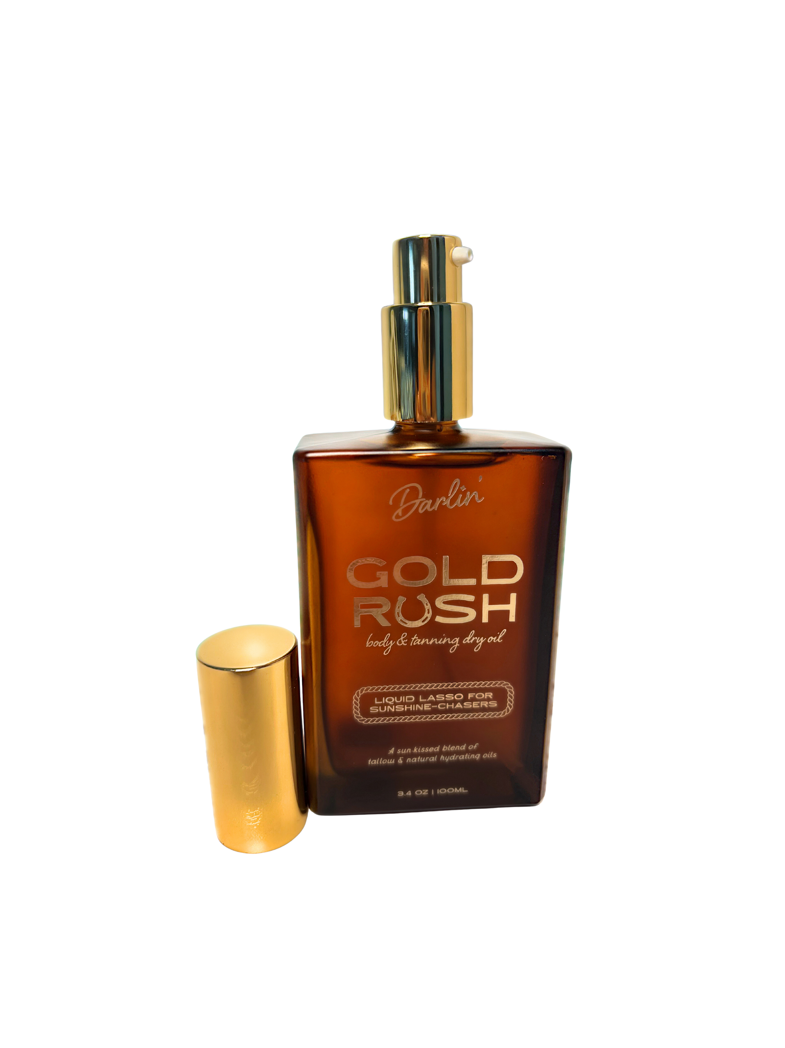 Darlin' Skincare Gold Rush Dry Body + Tanning Oil