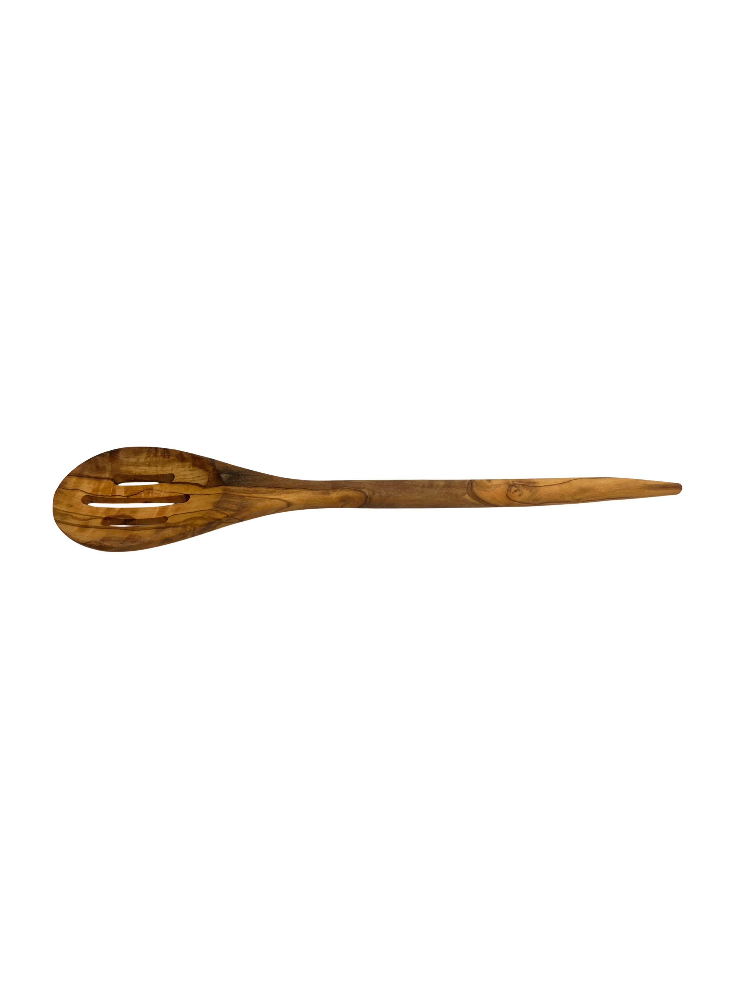 Olive Wood Slotted Spoon – Handmade Kitchen Utensil