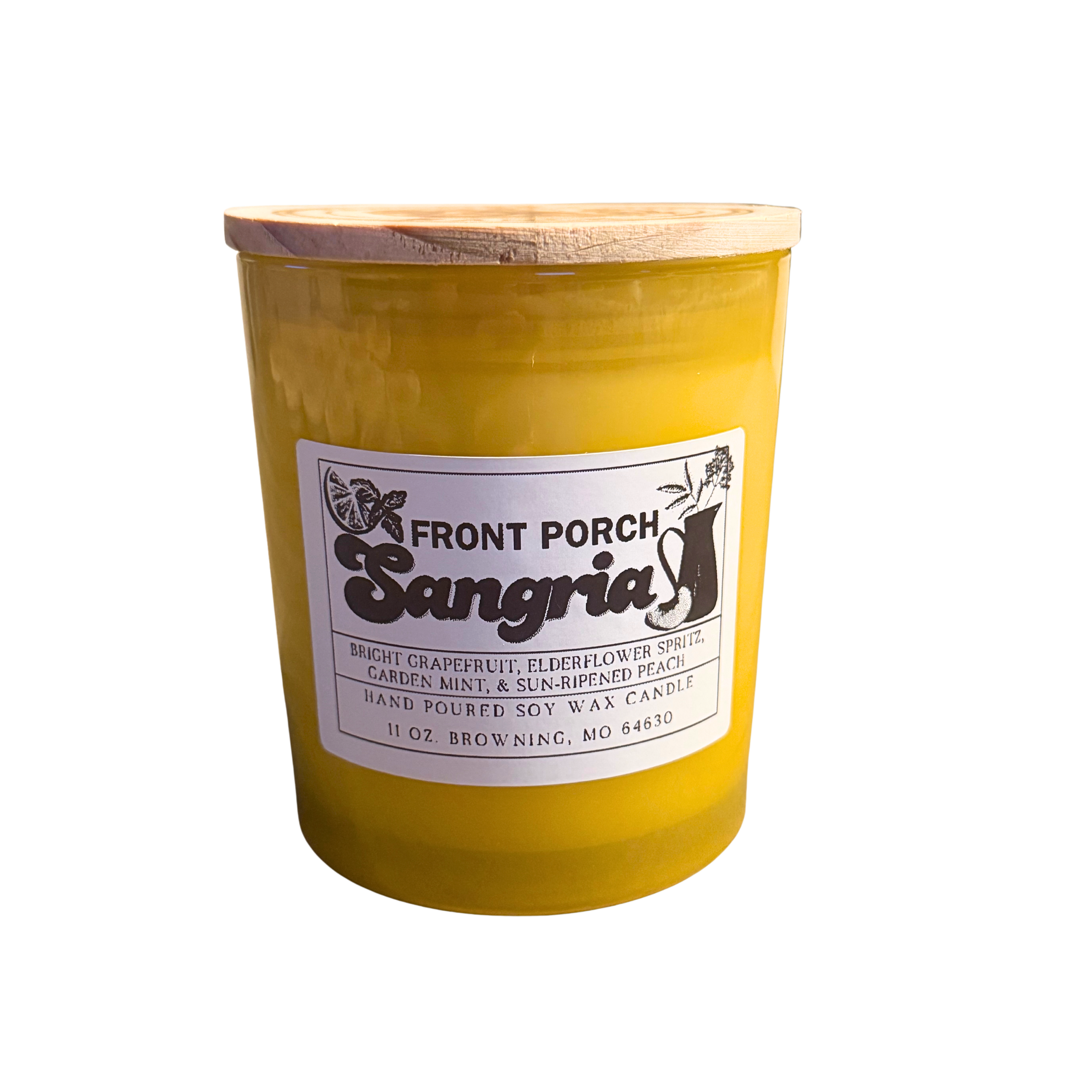 Songbird & Oak Ranch Candle - Front Porch Sangria