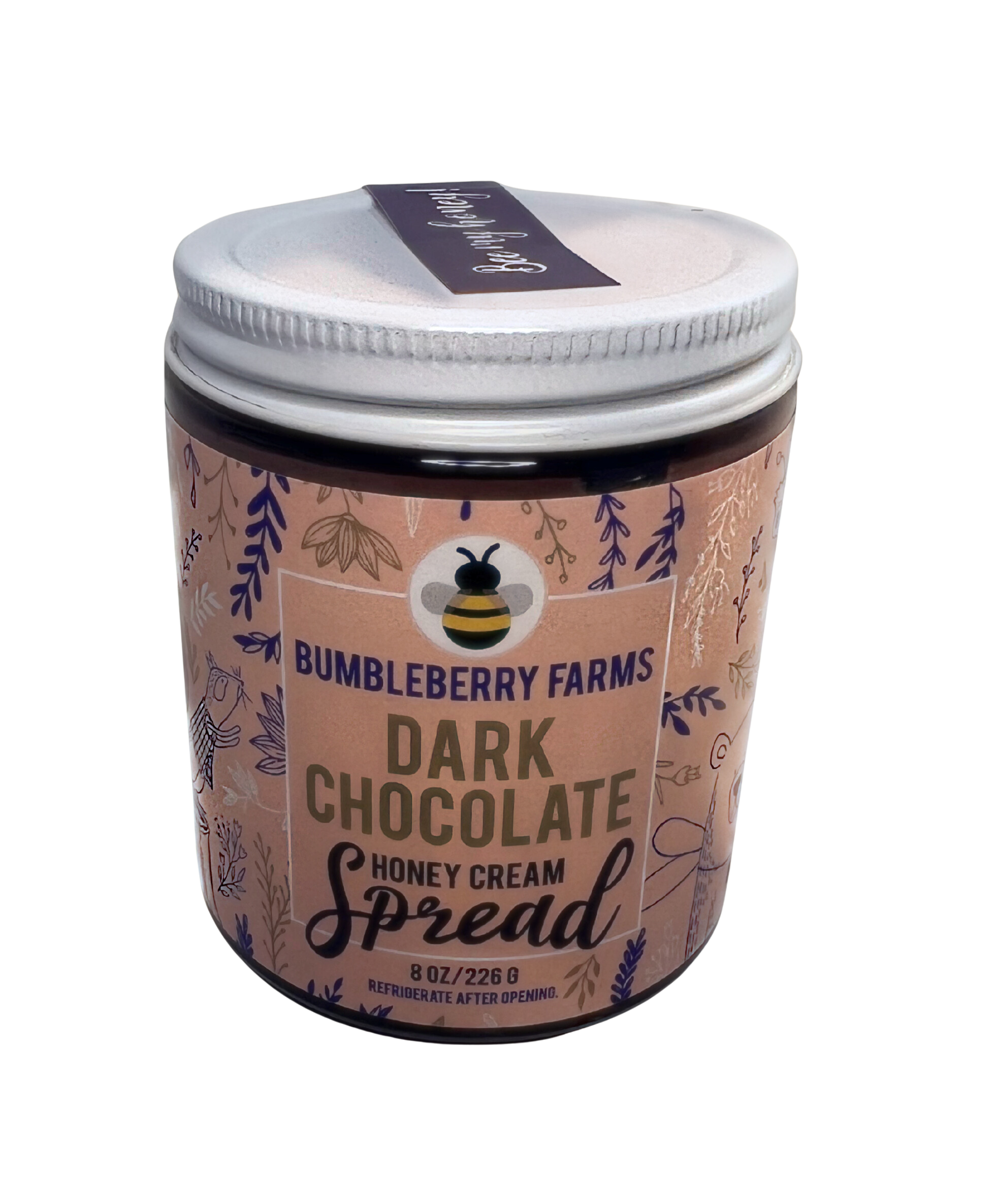 Bumbleberry Farms Dark Chocolate Honey Cream Spread