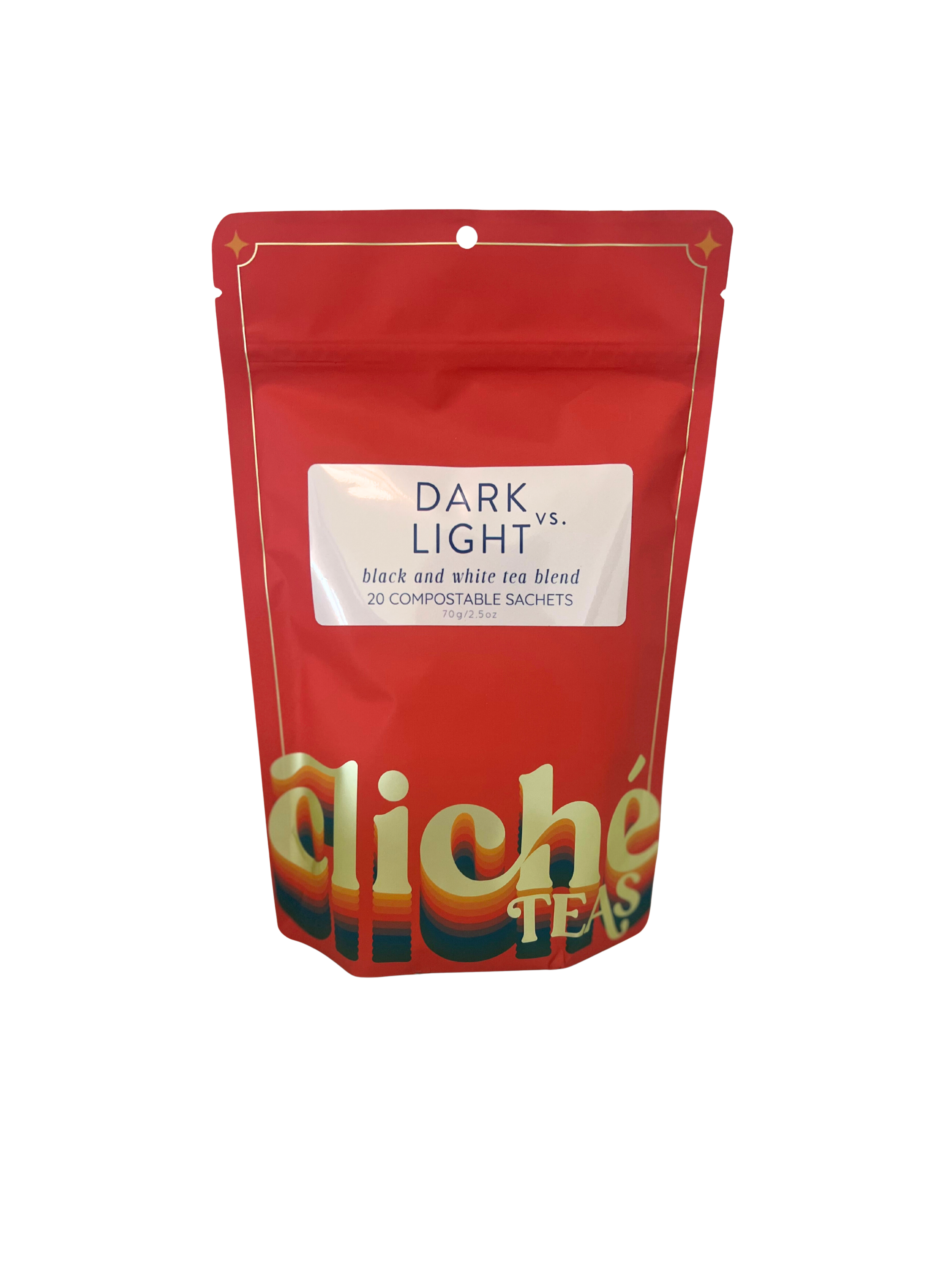Cliché Teas Dark vs. Light Sachets Pouch