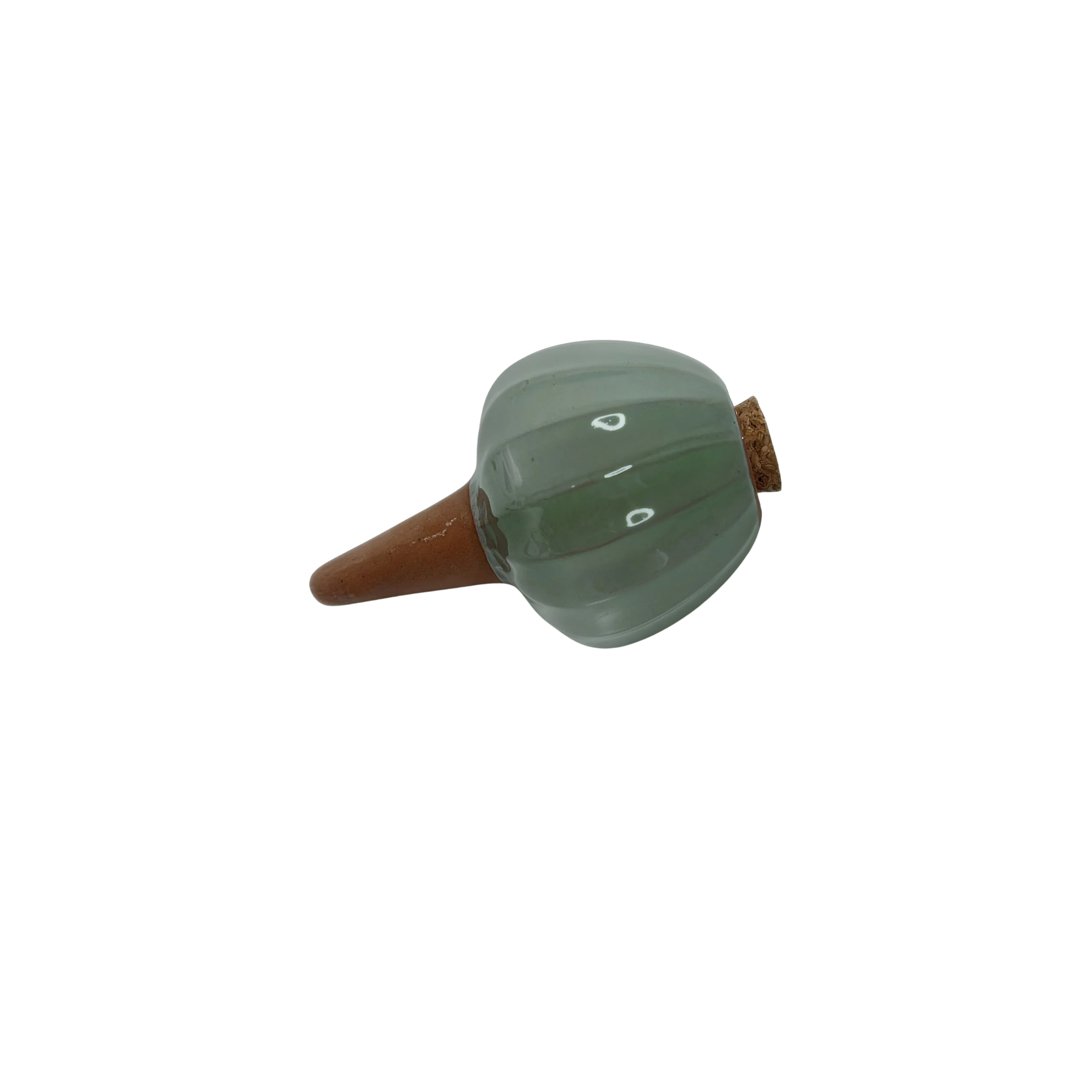 Terracotta Watering Bulb in Sage