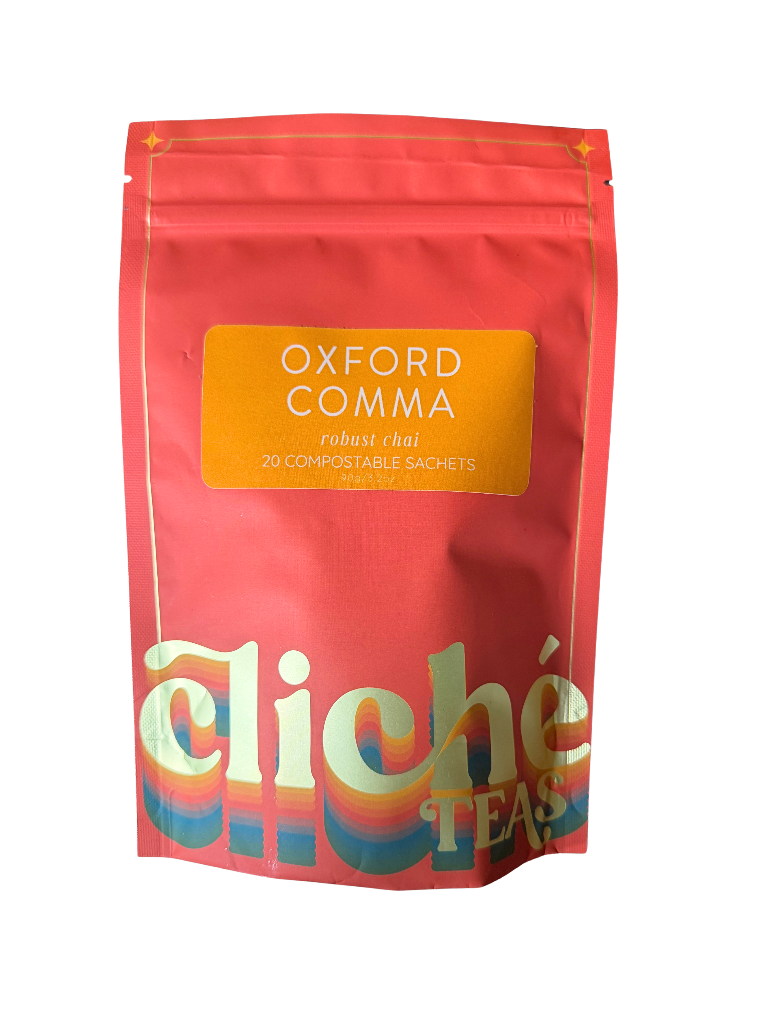 Cliché Teas Oxford Comma Sachets Pouch