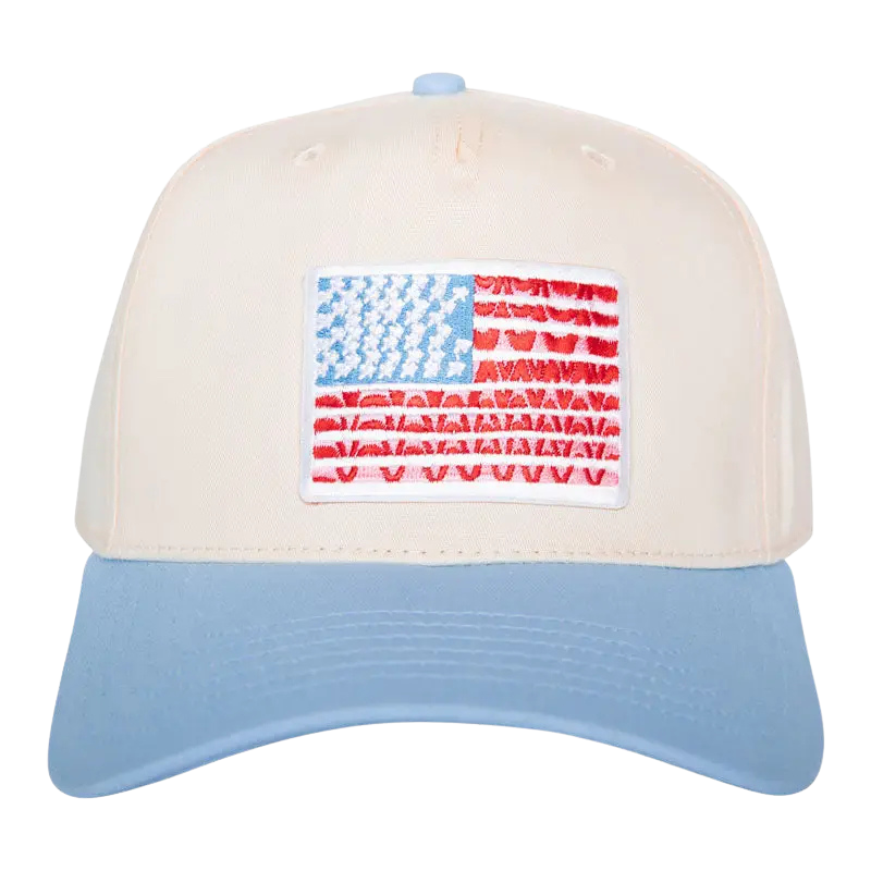 American Flag Two Toned Hat