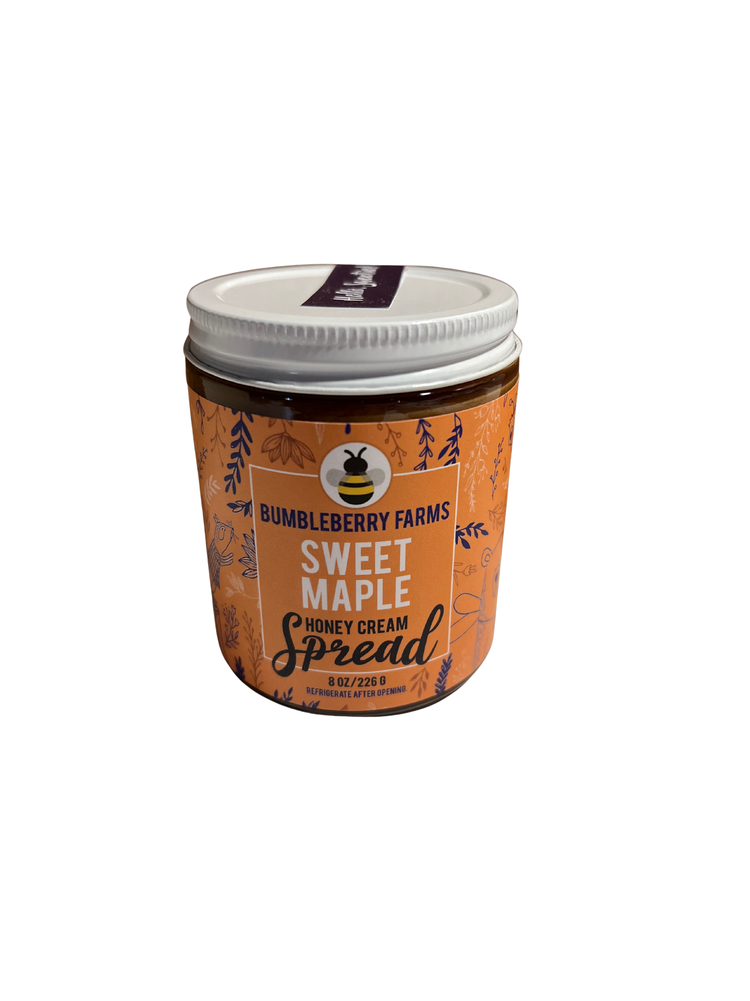 Bumbleberry Farms Sweet Maple Honey Cream Spread