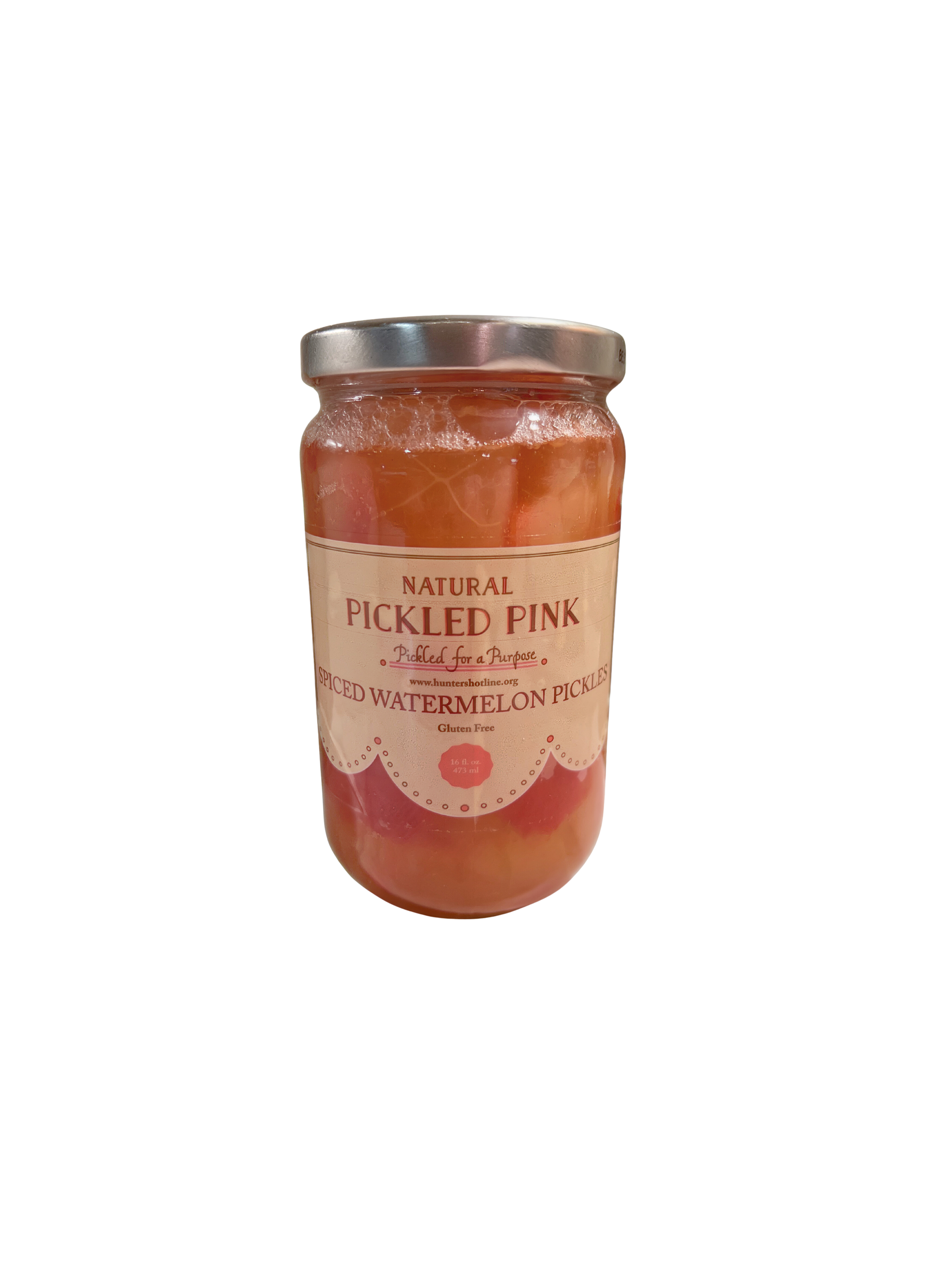 Pickled Pink Spiced Watermelon Pickles