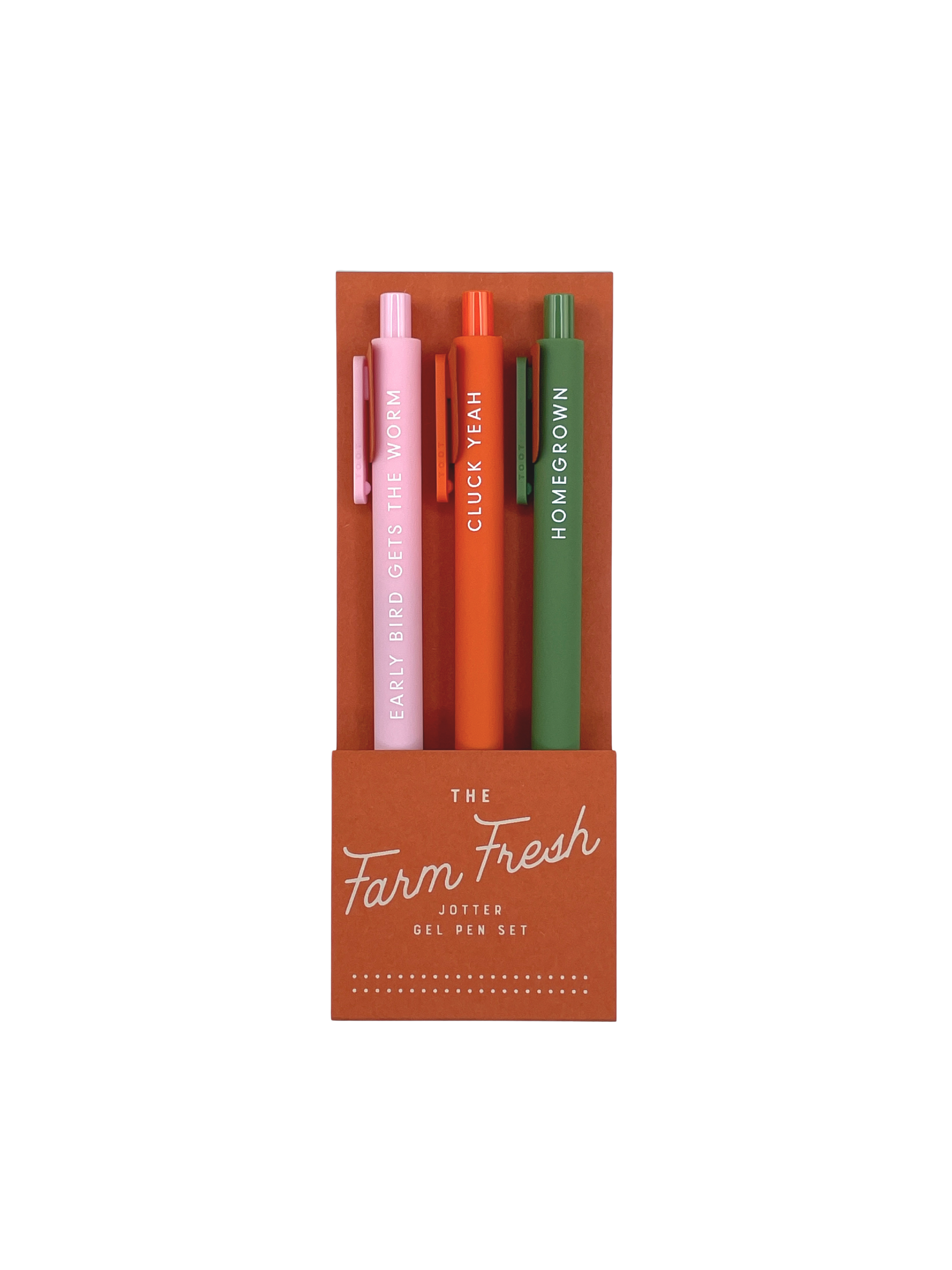 Farm Fresh Jotter Gel Pen: Set of 3