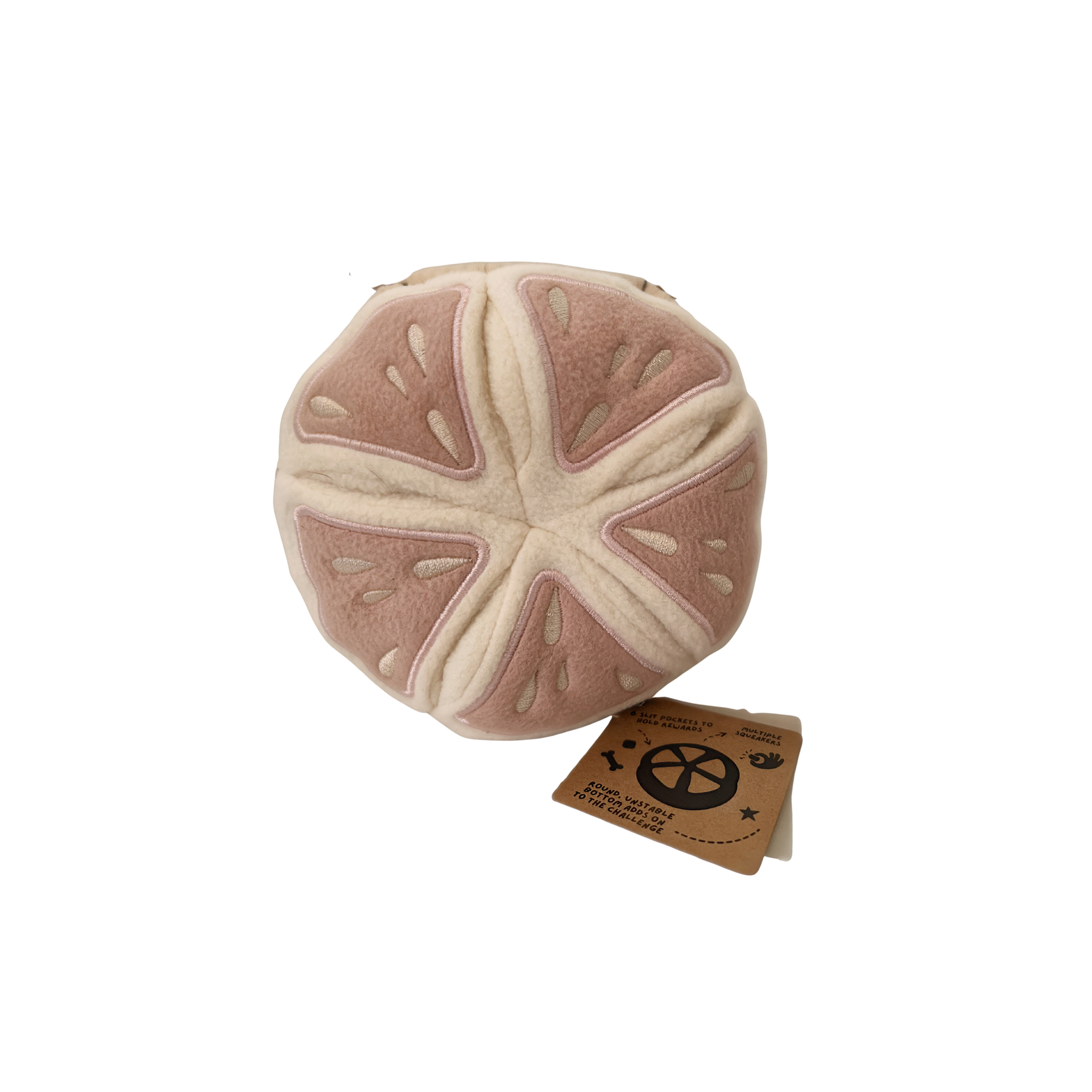 Grapefruit Enrichment Dog Toy