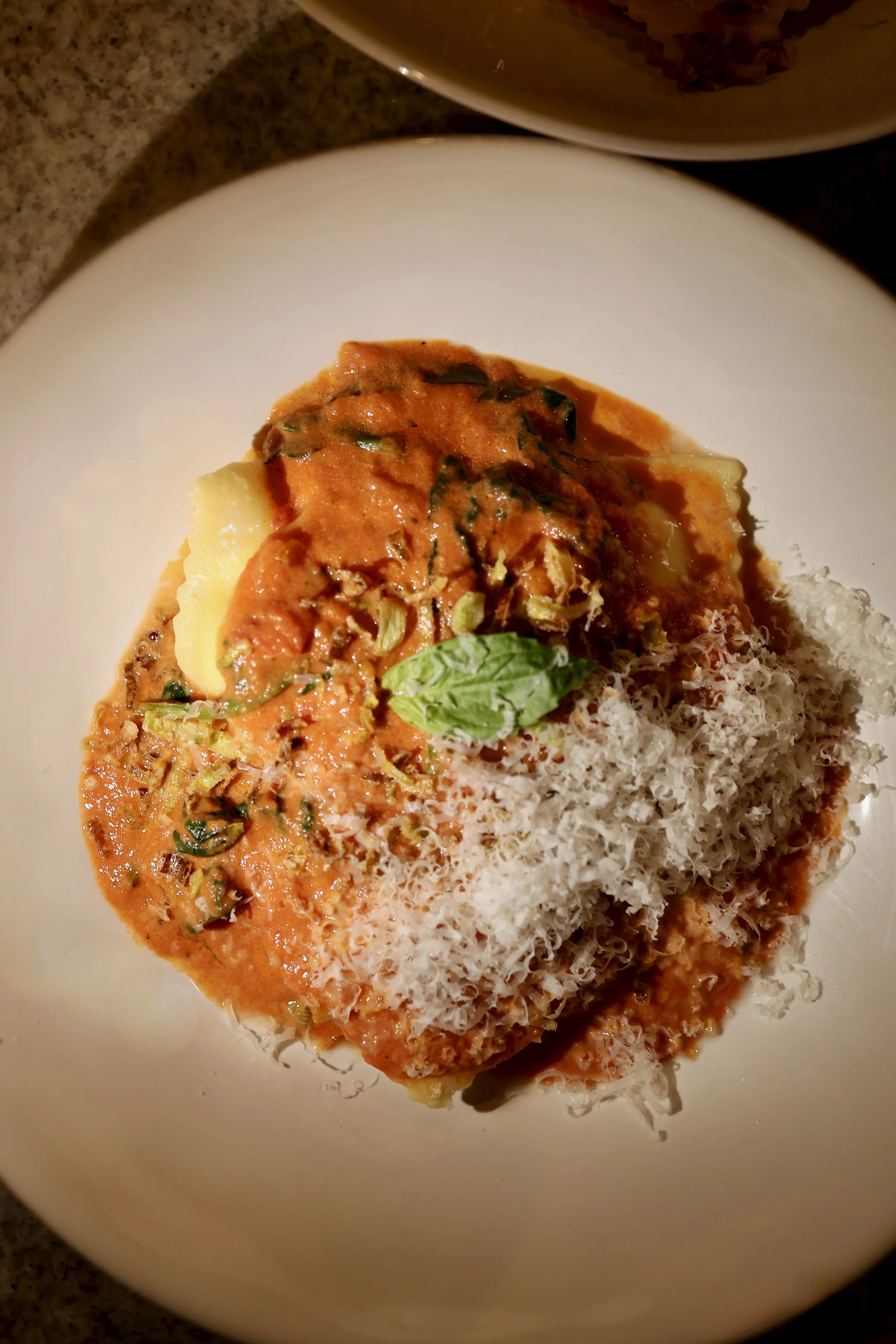 Spinach &amp; Almond Ricotta Ravioli