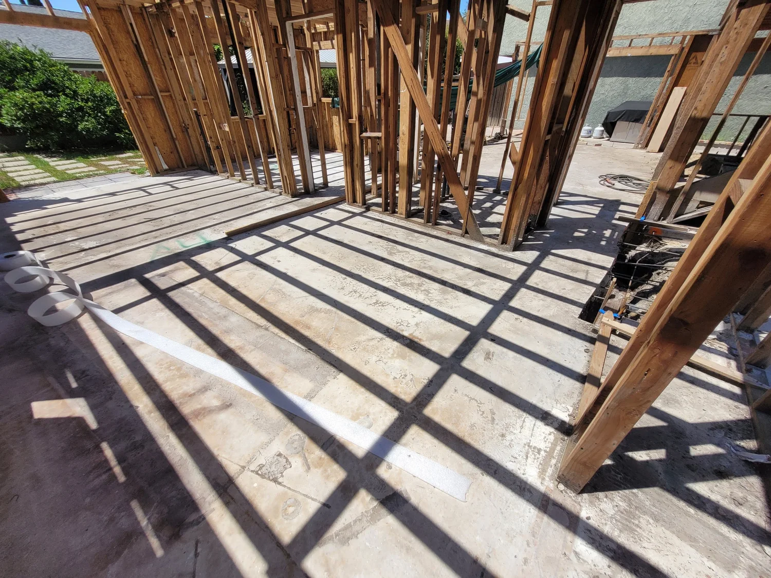 French drain and foundation drainage installation
