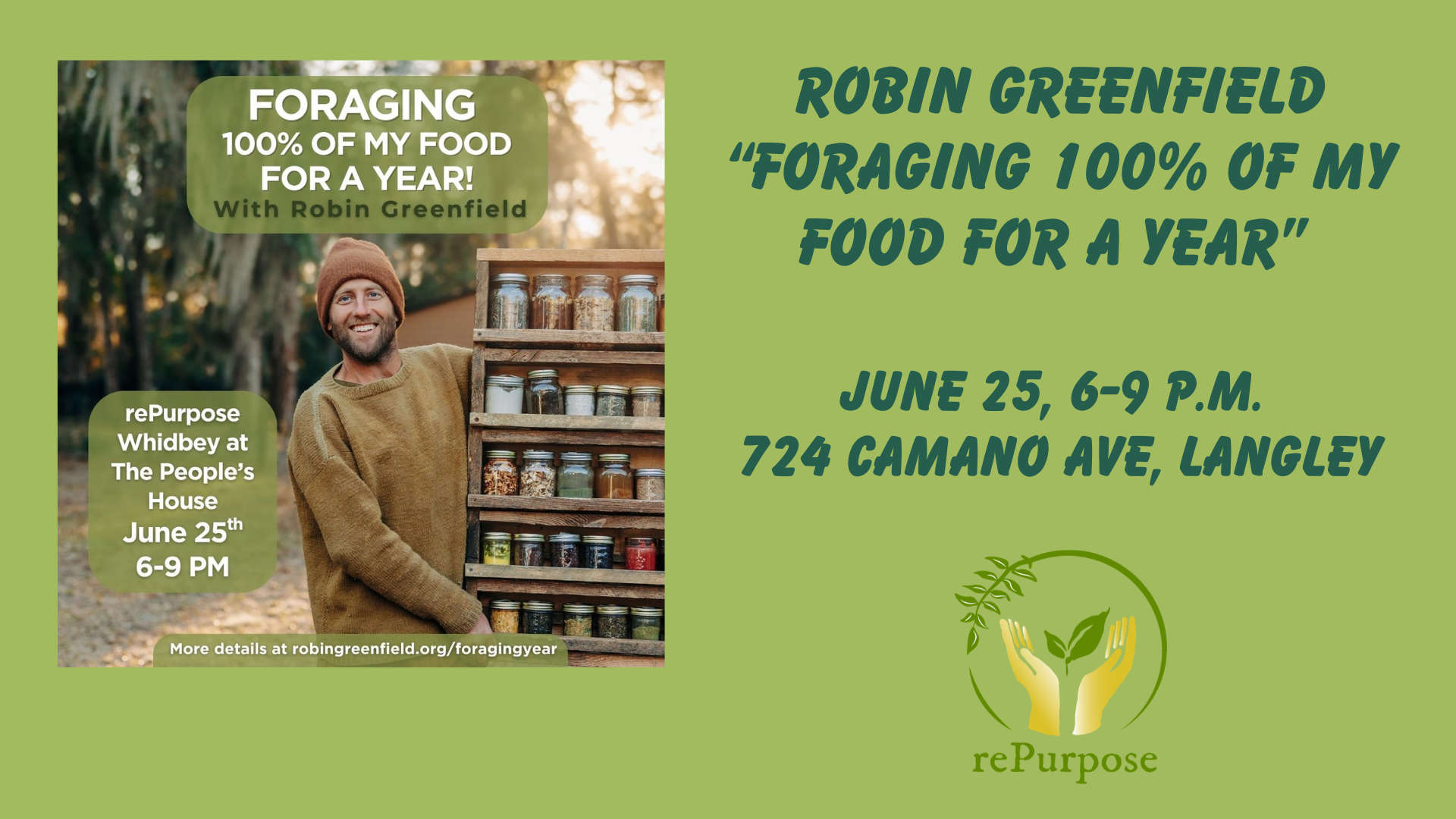 Foraging 100% of my Food for a Year! with Robin Greenfield 