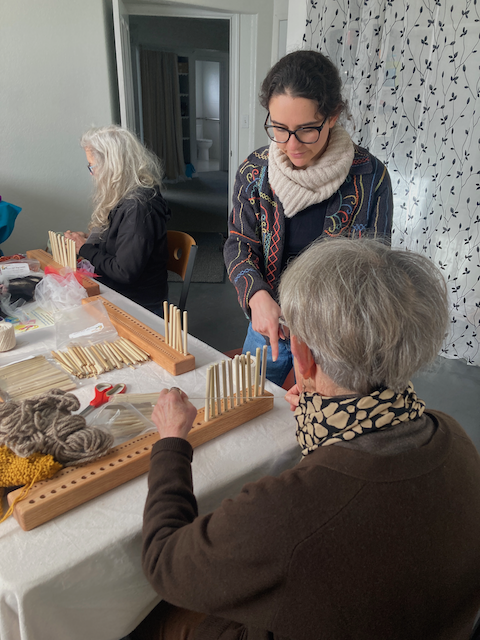 Weaving Workshop Make tablecloths for the Reuse Center!