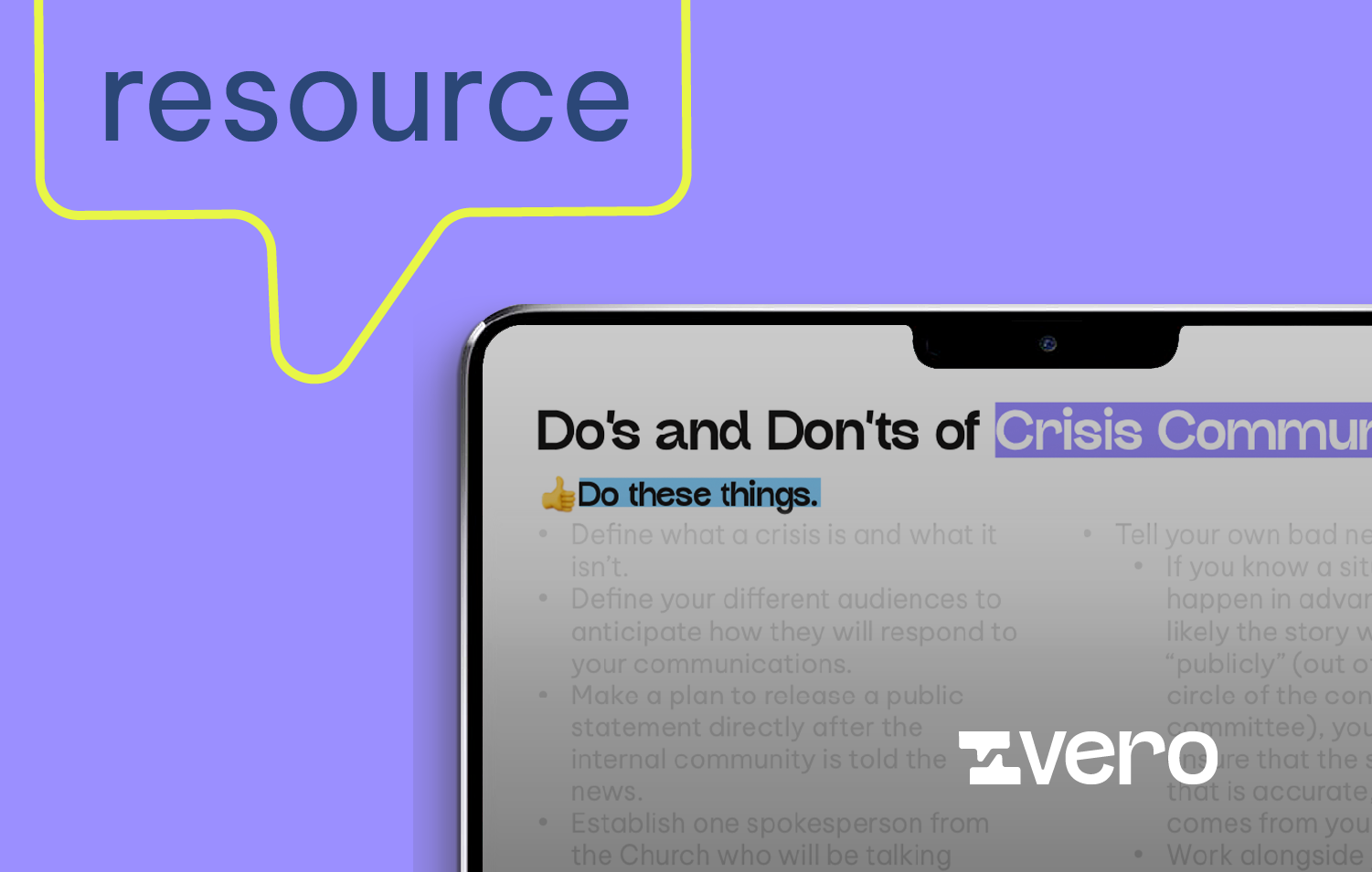 Do’s and Don’ts of Crisis Comms.