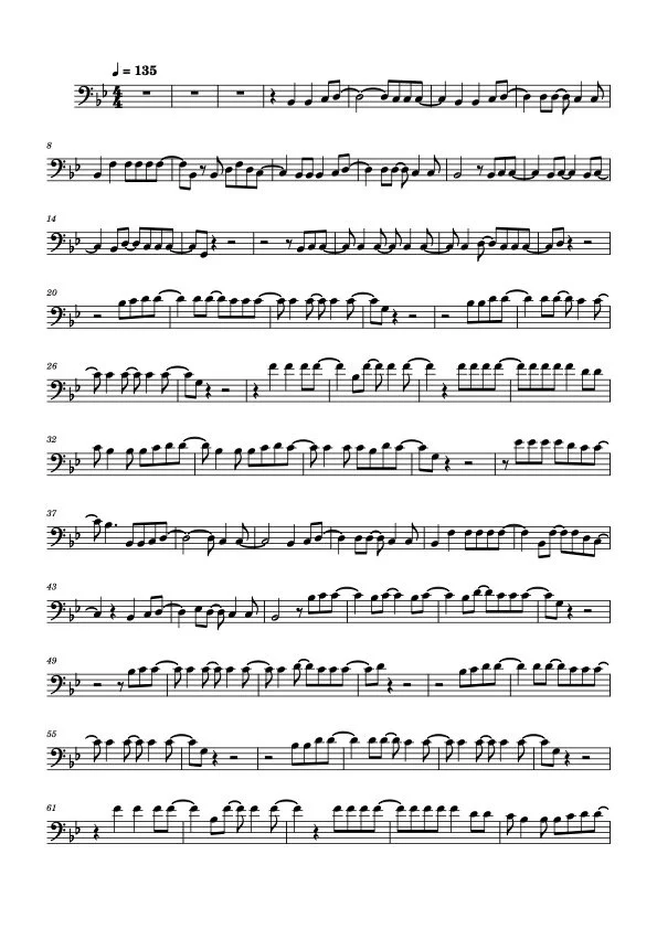 My Anchor - Musical Score