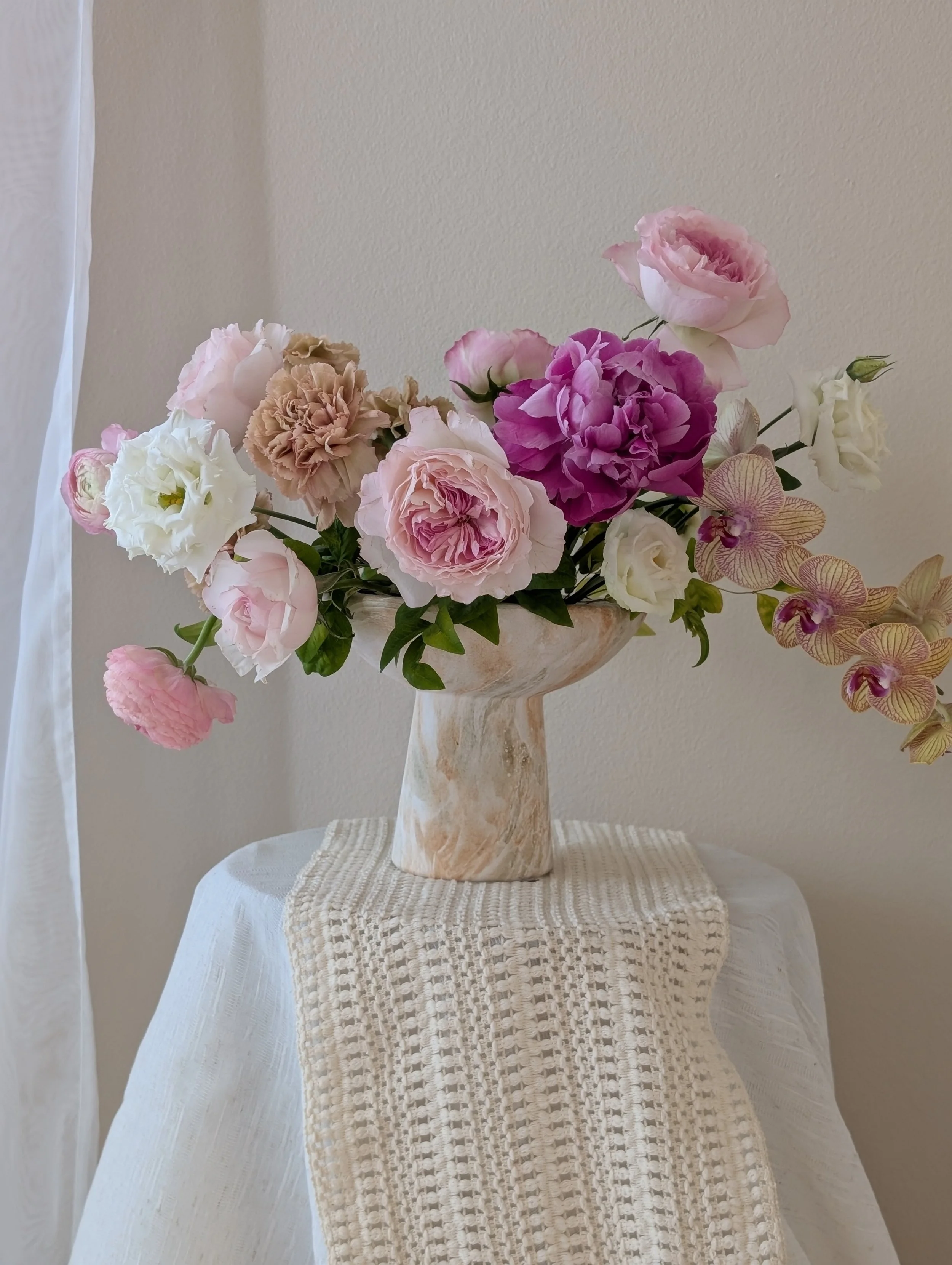 Luxury Peony and Orchid Arrangement