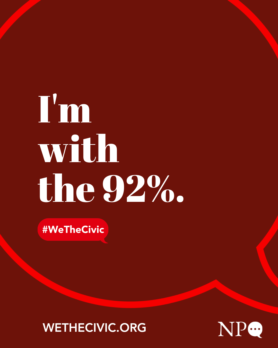 I'm With The 92% - Maroon.png
