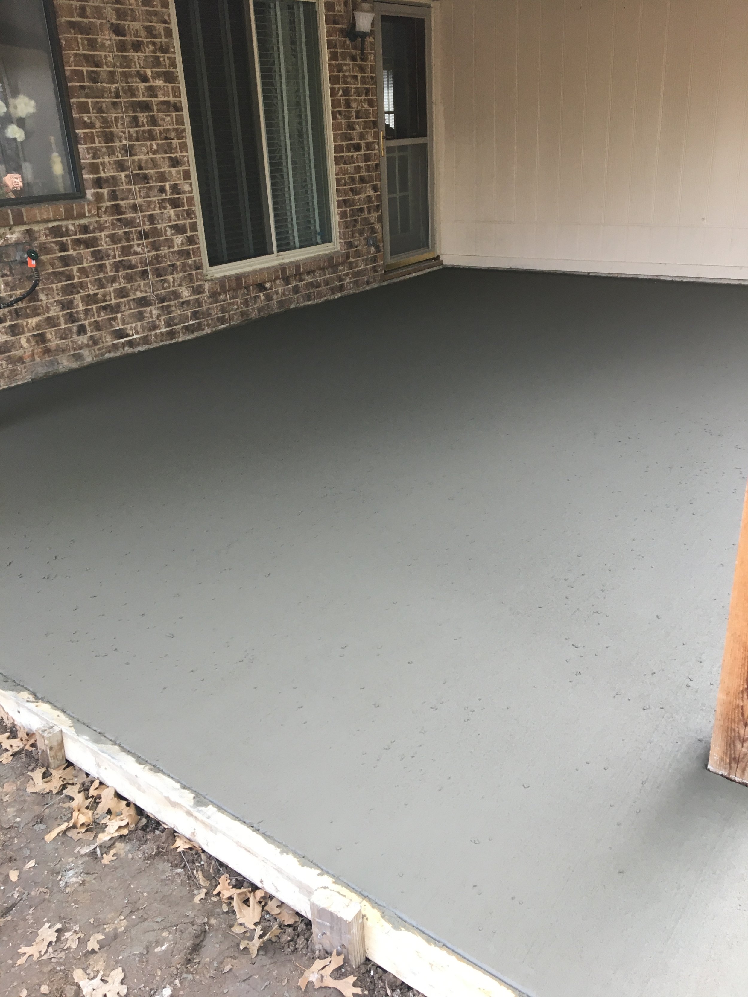 Broom Finish Concrete