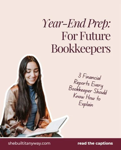 Before helping clients close their books, it&rsquo;s important to understand the key financial reports that show where a business really stands. 💻✨⁠
⁠
1️⃣ Profit &amp; Loss Statement &ndash; Learn how to read income and expenses to see whether a bus