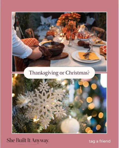 Thanksgiving or Christmas? ⁠
⁠
Which one&rsquo;s your favorite? ⁠
⁠
Comment below!⁠
.⁠
.⁠
.⁠
#Thanksgiving #Christmas #BusinessBookkeeping #BusinessAccounting #Bookkeeping #Accounting #SmallBusiness⁠