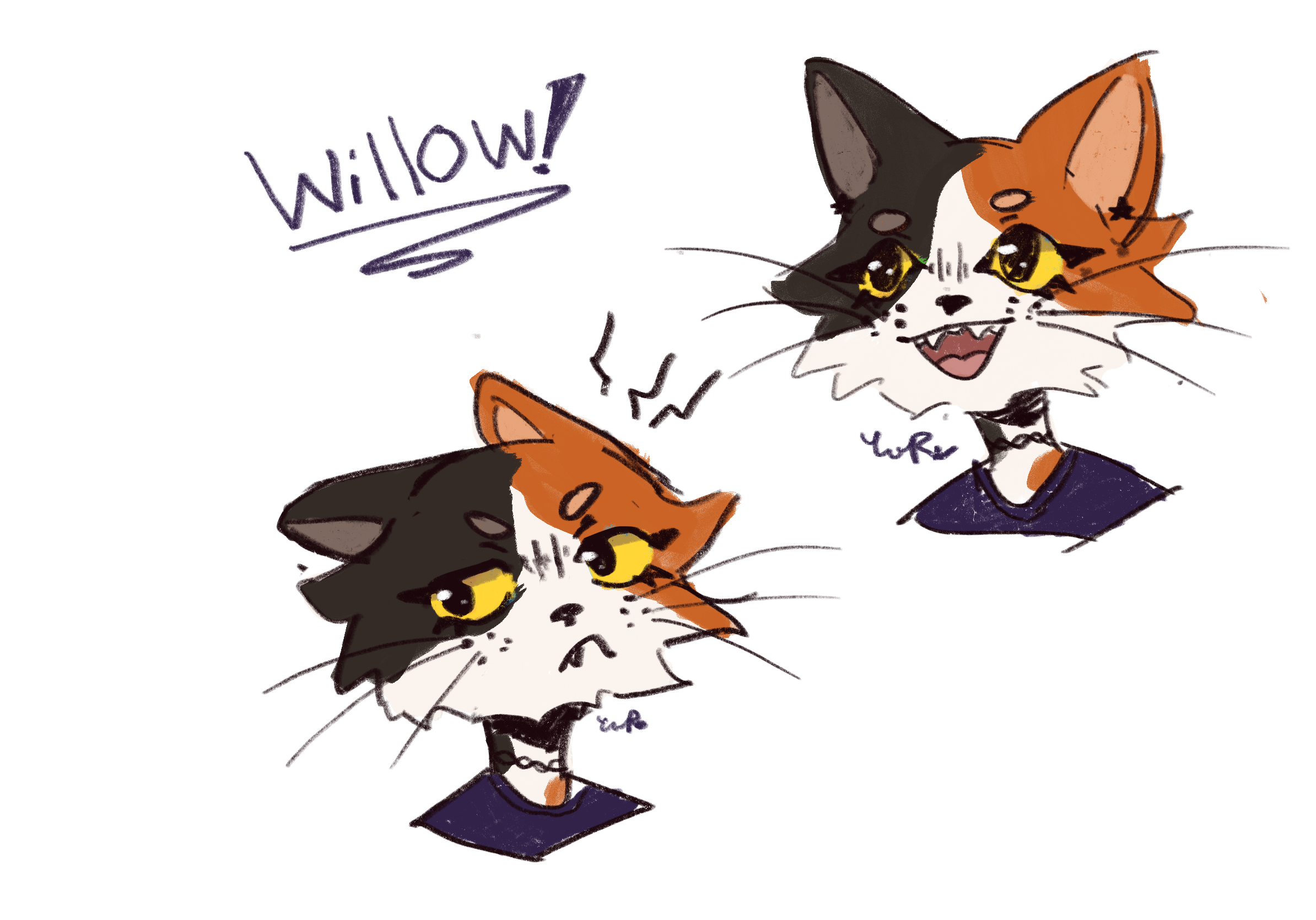 Self Portrait as cat 7/23/25