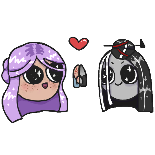A revamp of Imogen and Laudna emotes 3/26/25