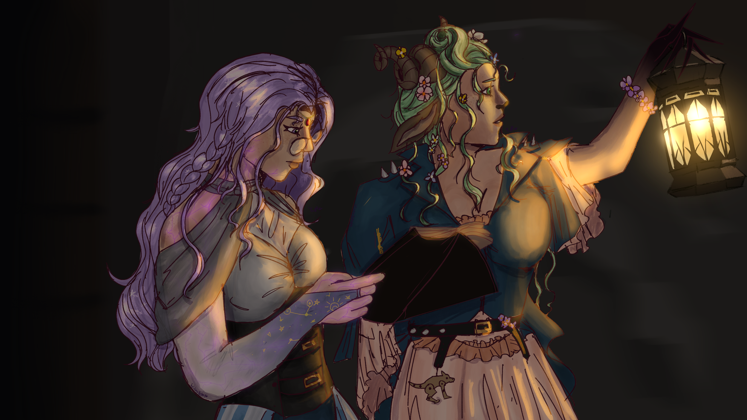 An illustration of Imogen Temult and Fearne Calloway 3/24/25