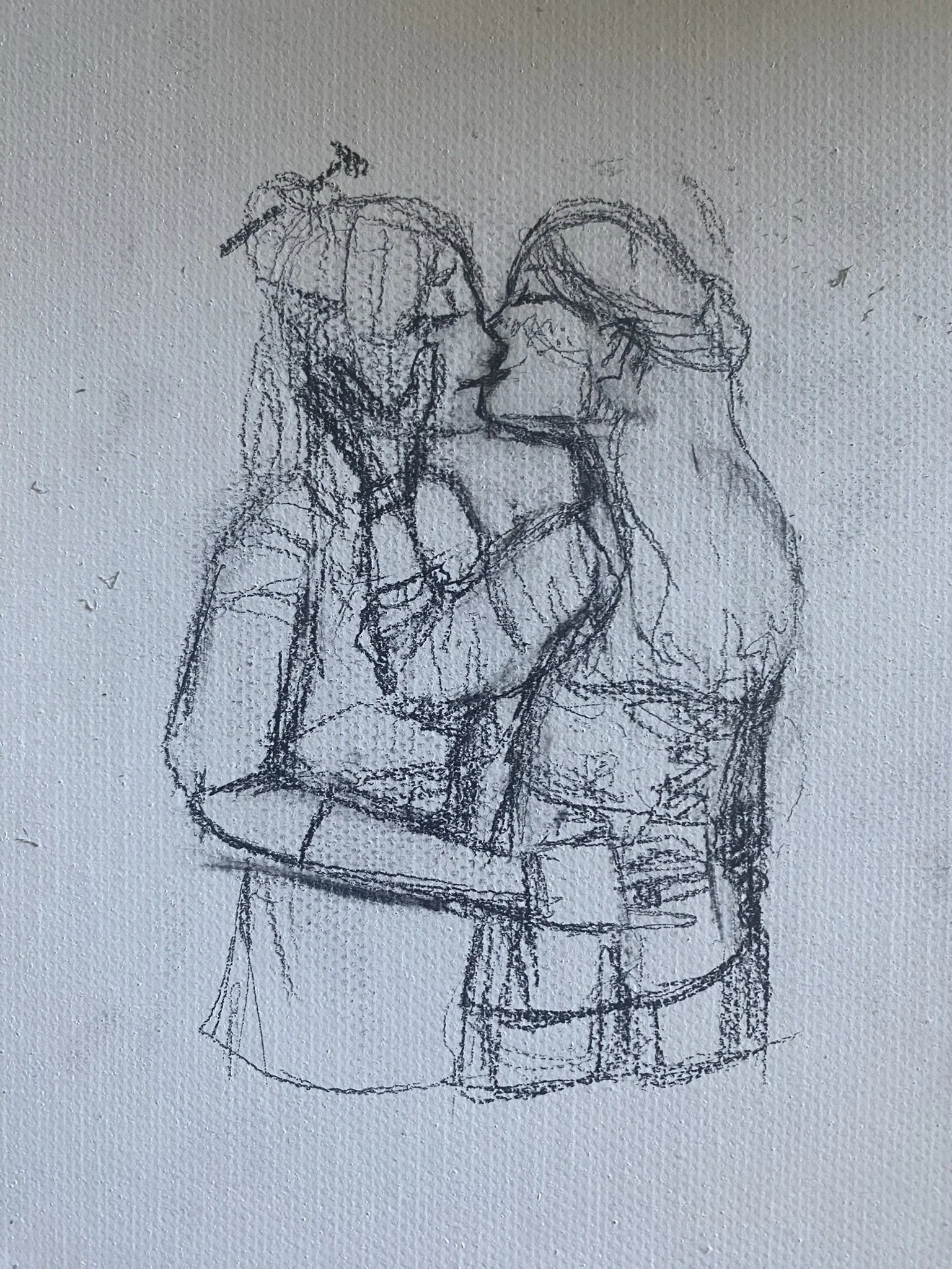 Traditional Sketch of Imogen and Laudna 7/19/23