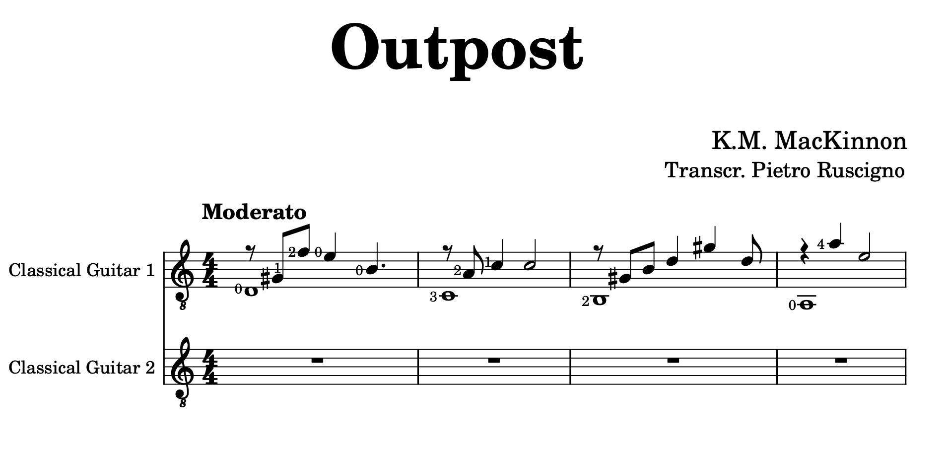 Outpost by K.M. MacKinnon