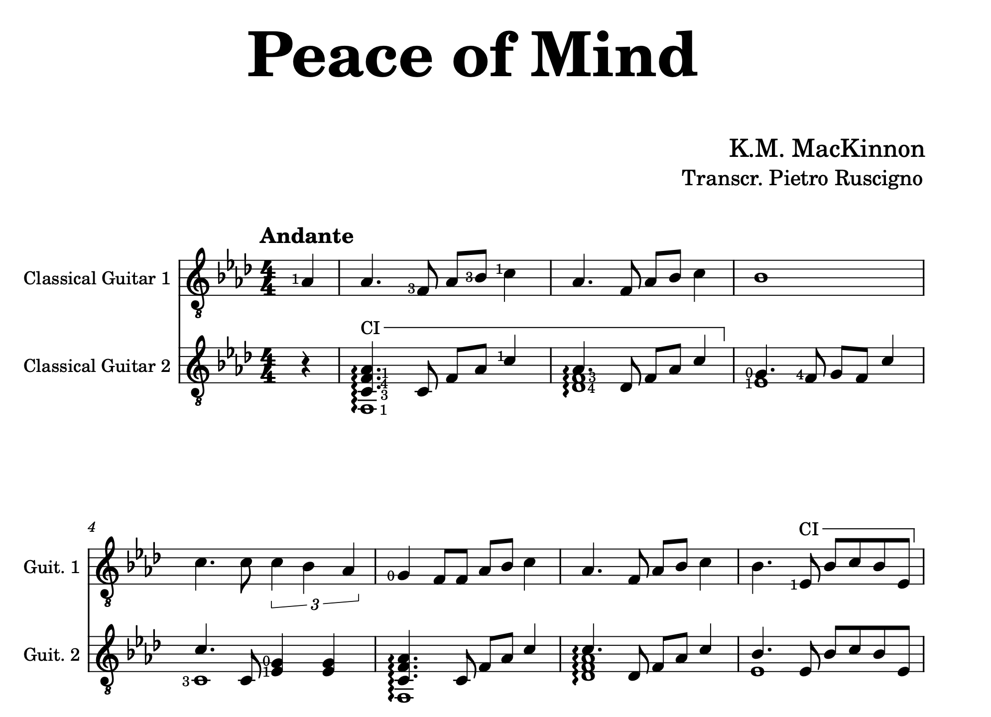 Peace of Mind by K.M. MacKinnon