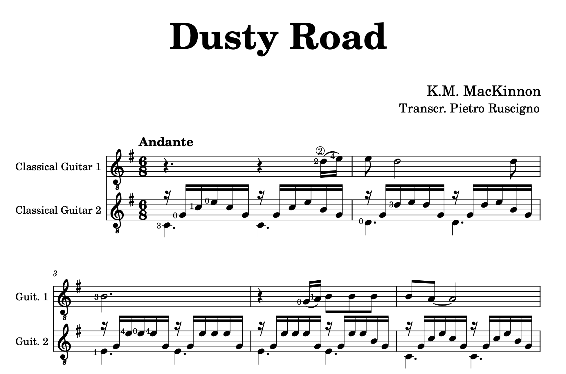 Dust Road by K.M. MacKinnon