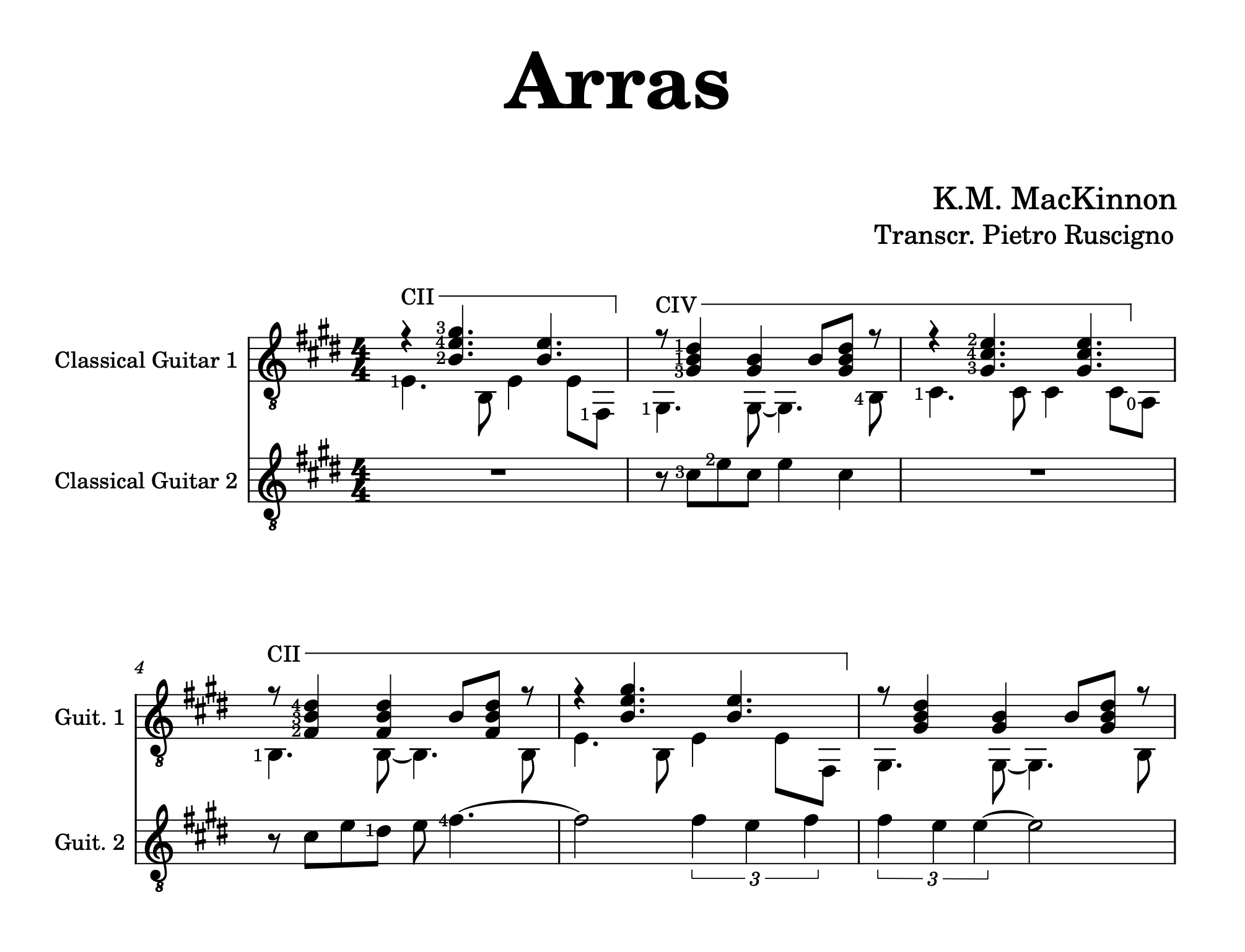 Arras by K.M. MacKinnon