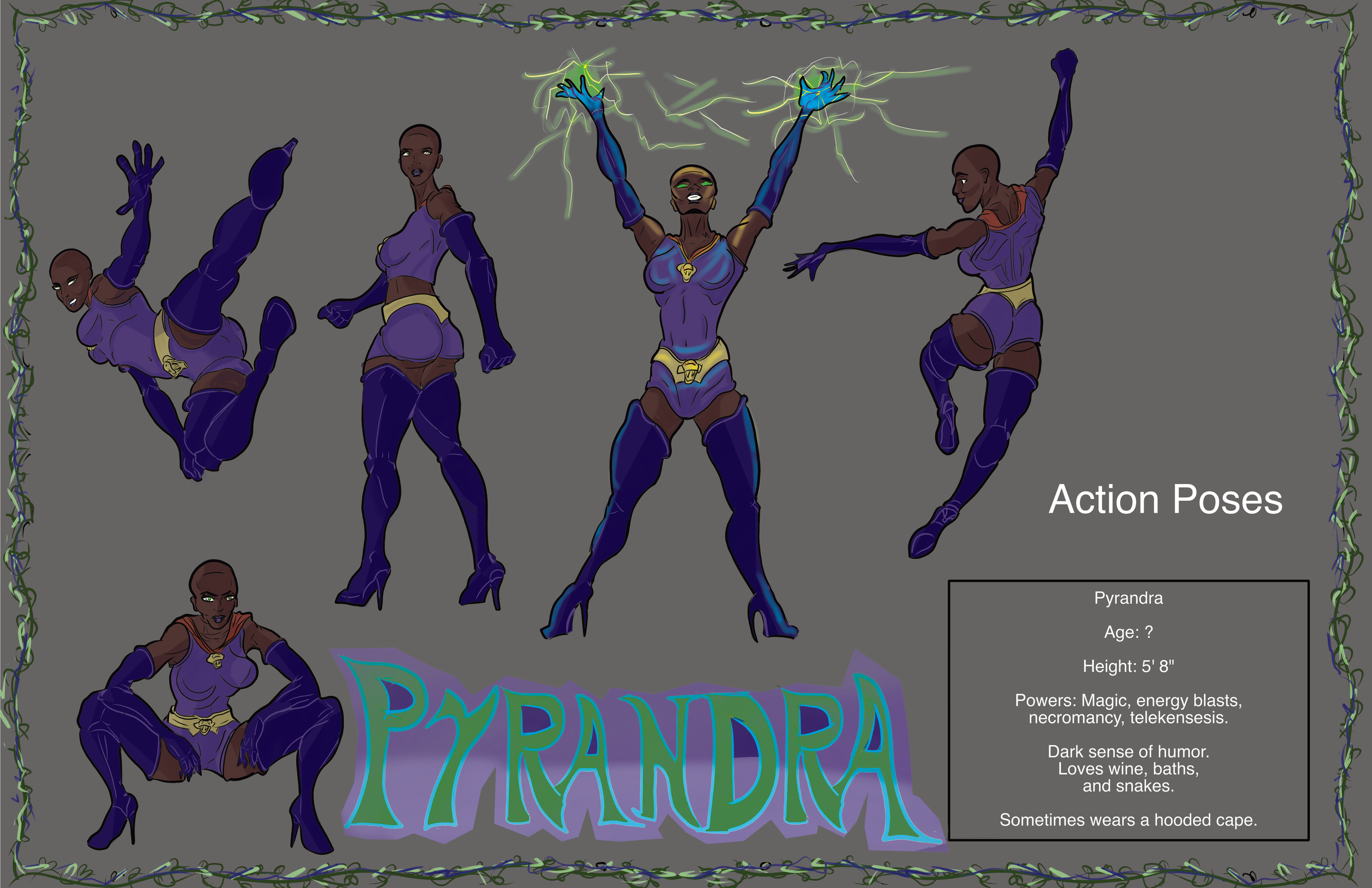 Pyrandra - Action Poses