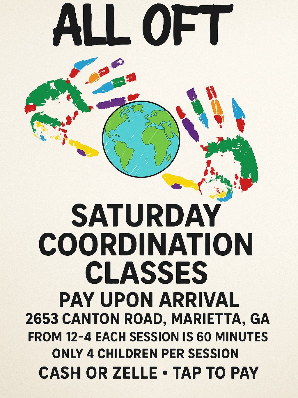 Saturday coordinaton